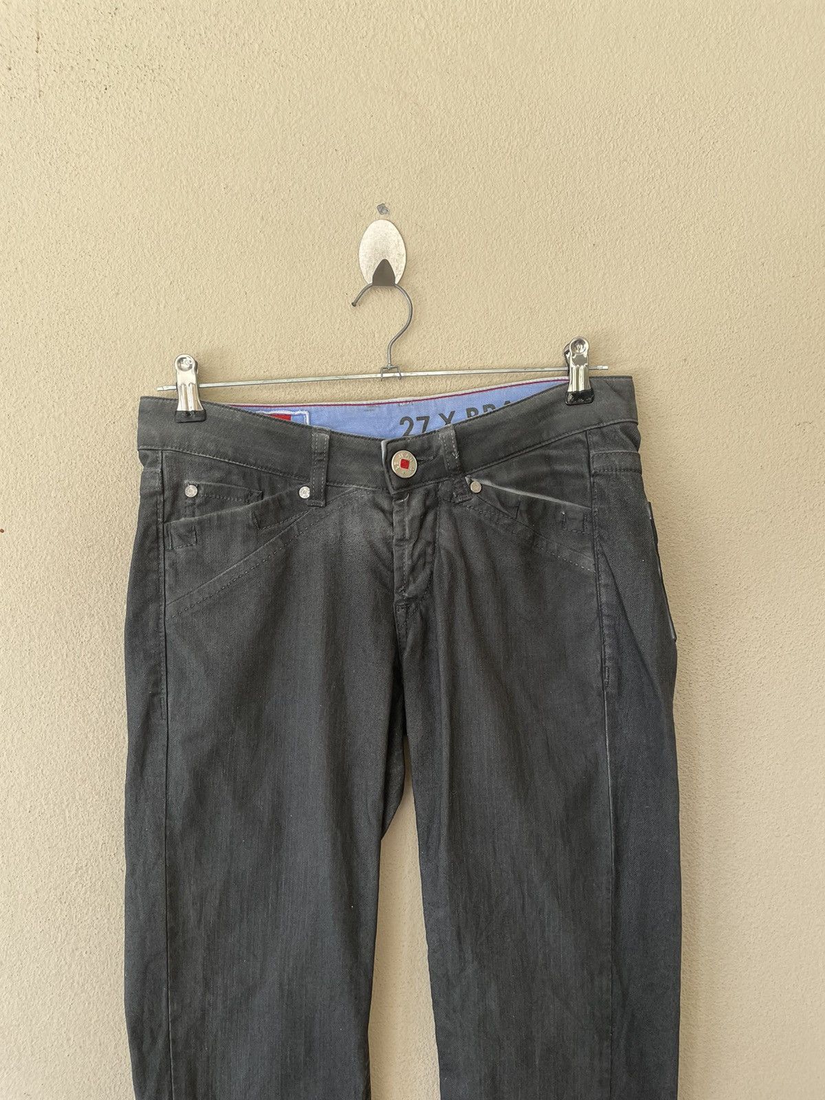 Marithe + Francois Girbaud MARITHE FRANCOIS GIRBAUD REPTILE WAXED DENIM Size US 27 - 2 Thumbnail