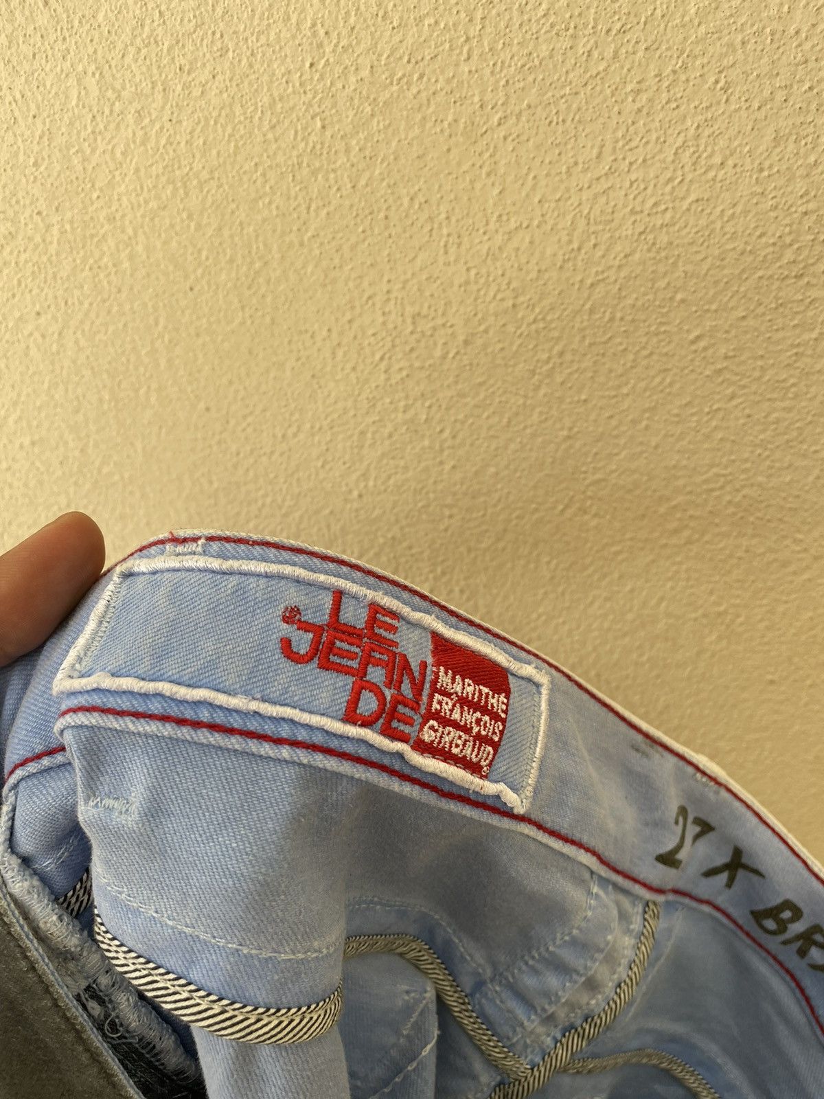 Marithe + Francois Girbaud MARITHE FRANCOIS GIRBAUD REPTILE WAXED DENIM Size US 27 - 10 Thumbnail