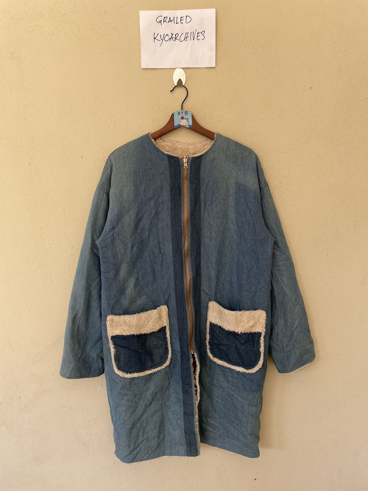 Japanese Brand & MARKET REVERSIBLE SHEARLING JACKET Size US L / EU 52-54 / 3 - 1 Thumbnail