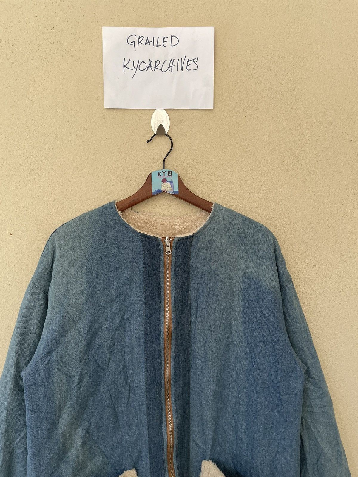 Japanese Brand & MARKET REVERSIBLE SHEARLING JACKET Size US L / EU 52-54 / 3 - 4 Thumbnail