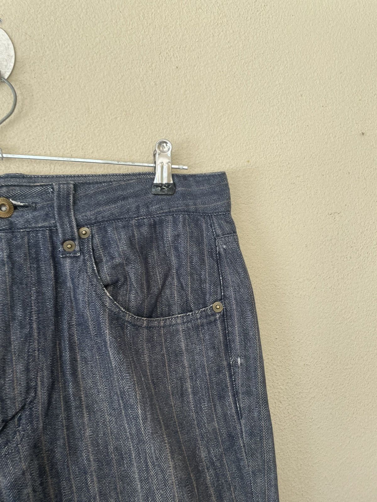 Japanese Brand AVV HOMME RIPPED DENIM Size US 33 - 7 Thumbnail