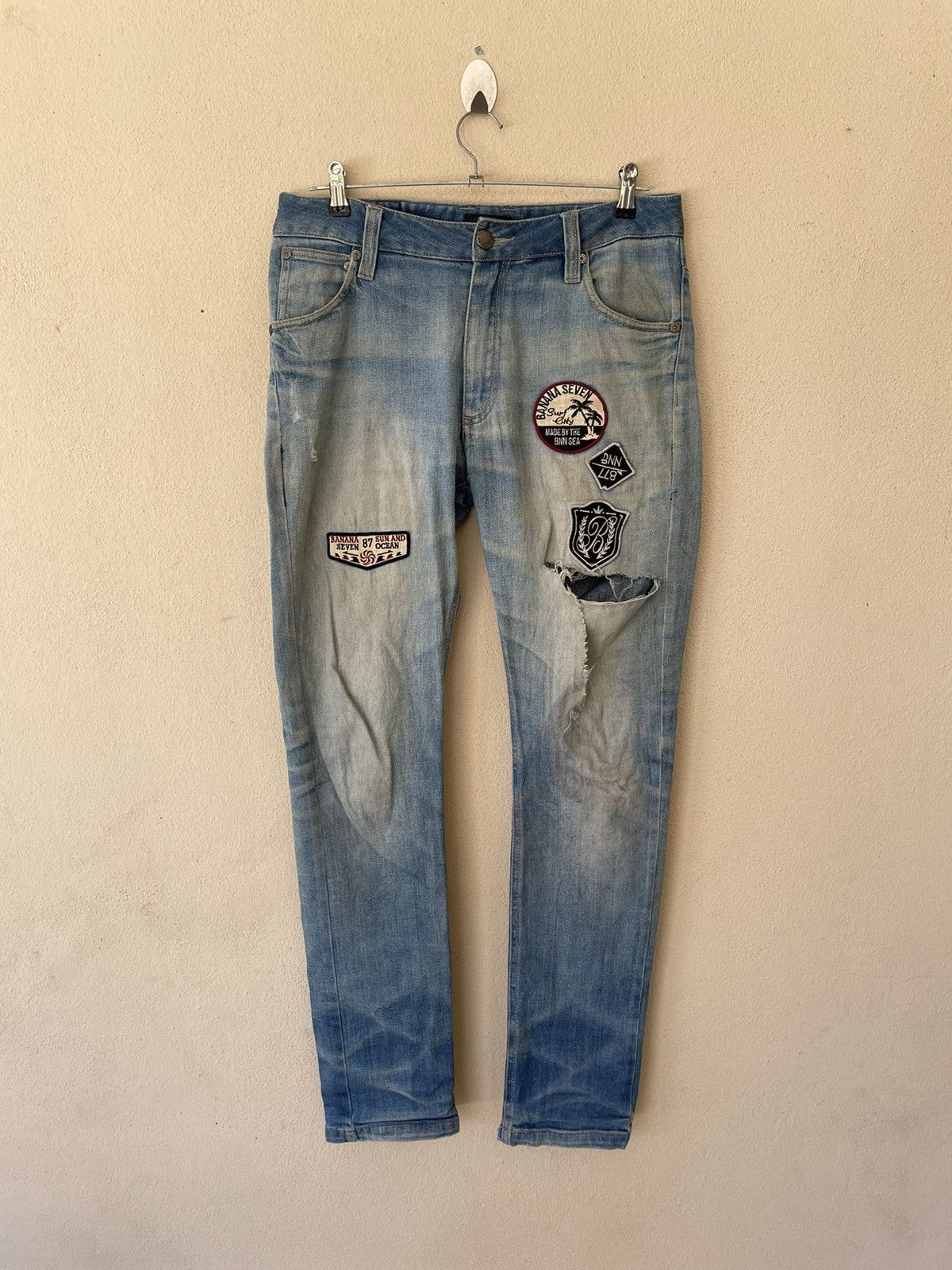 Japanese Brand BANANA SEVEN DENIM Size US 30 / EU 46 - 1 Thumbnail