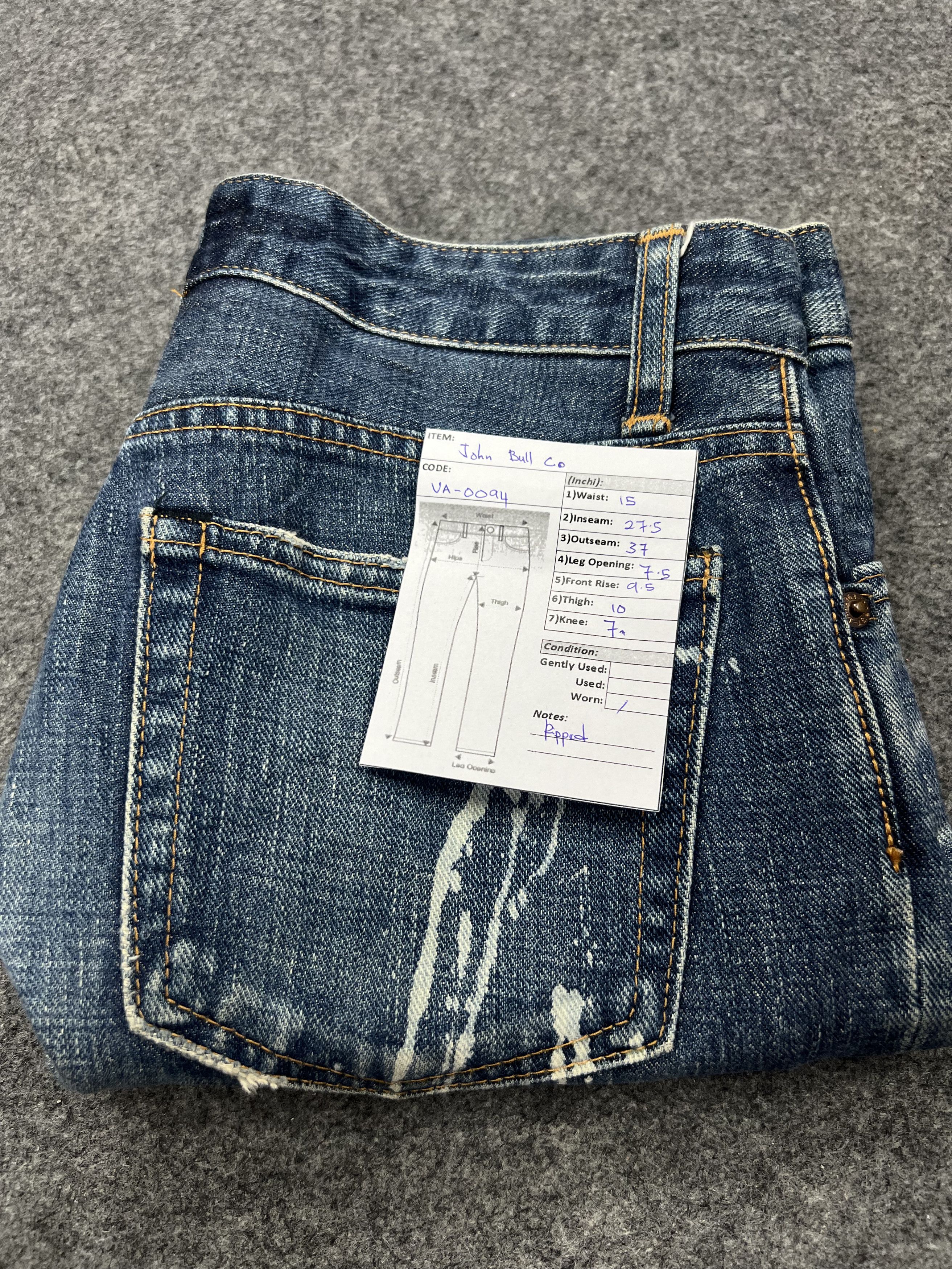 Japanese Brand × Johnbull Splash Paints John Bull Jeans Size US 30 / EU 46 - 17 Thumbnail