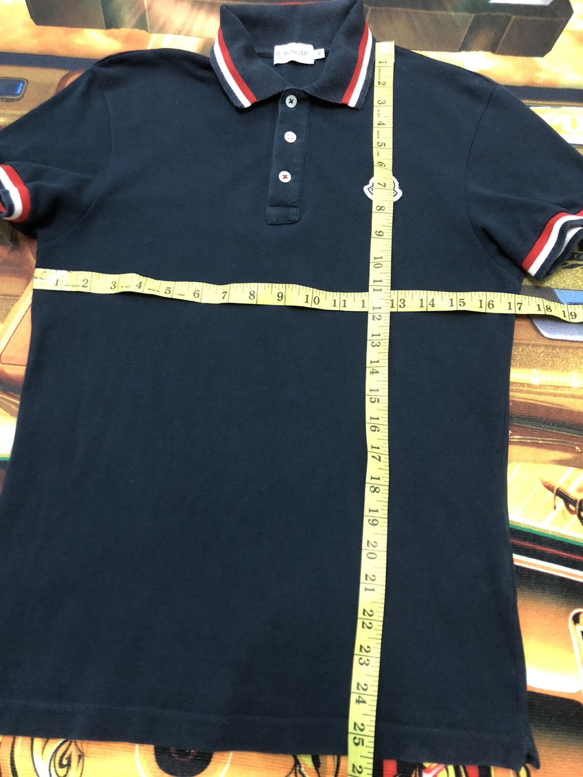 Moncler AUTHENTIC MONCLER TWIN TIPPED POLO SHIRT Size US S / EU 44-46 / 1 - 10 Thumbnail