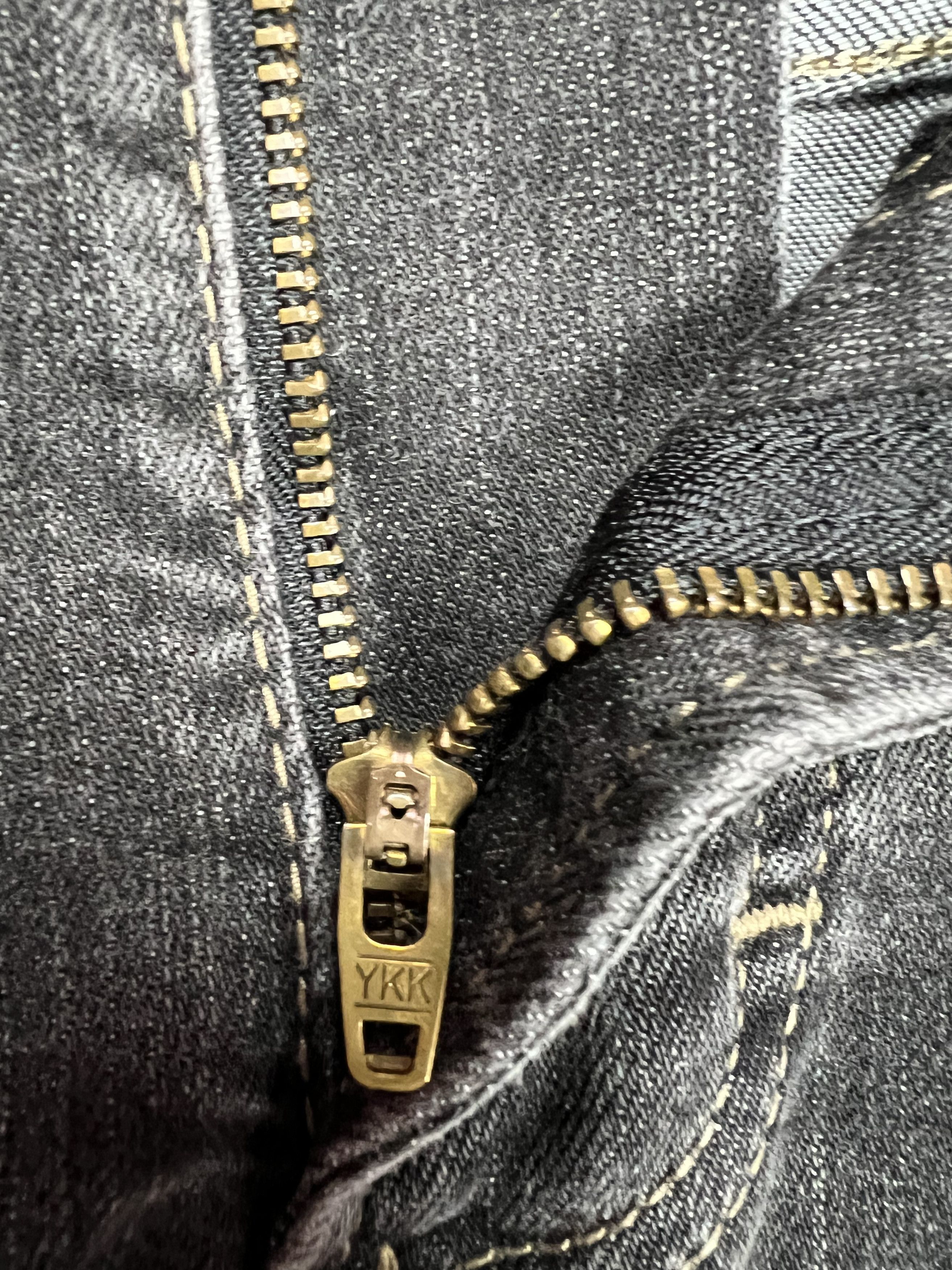 Stretchable EDWIN Black Faded Jeans