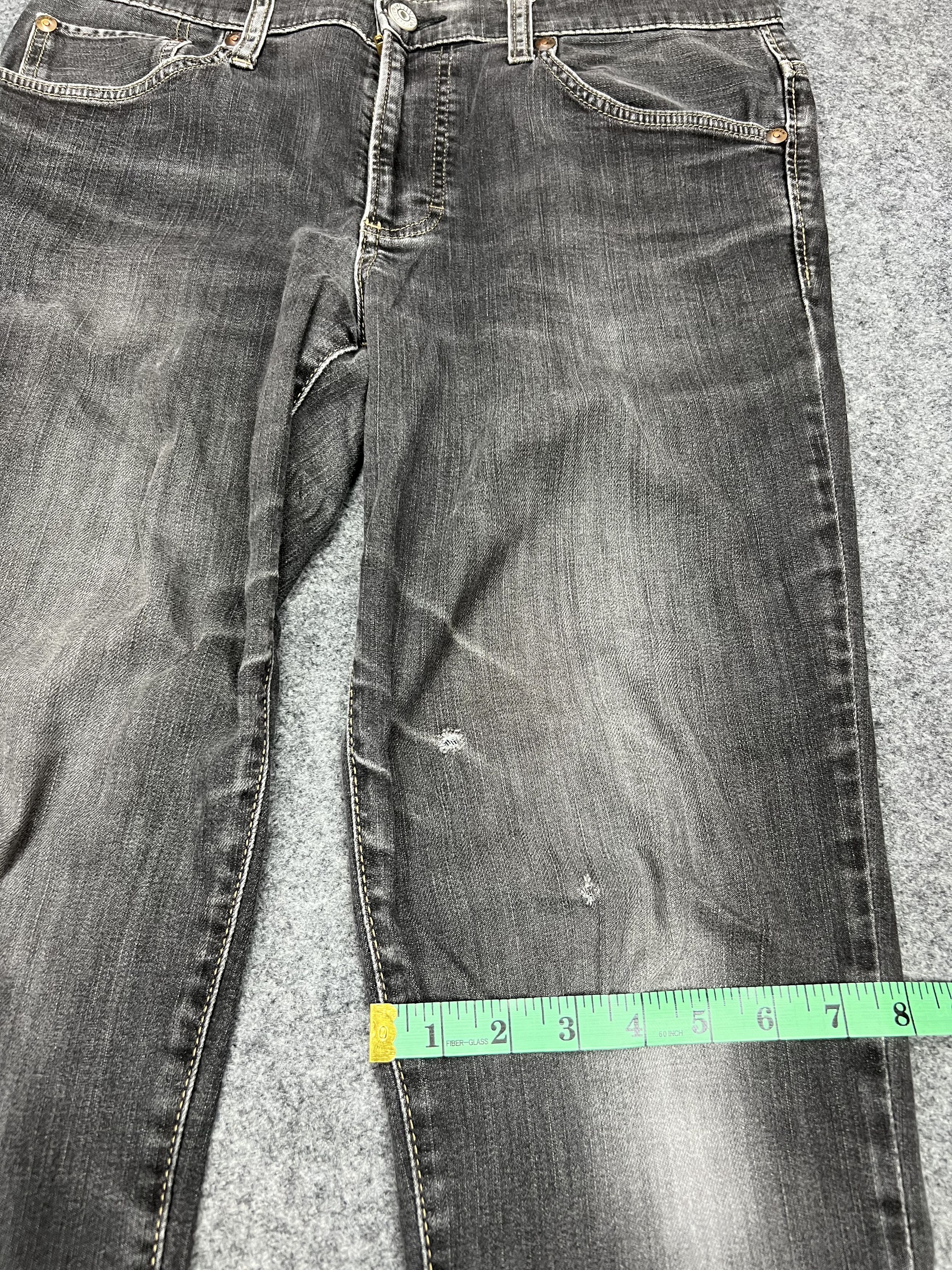 Stretchable EDWIN Black Faded Jeans