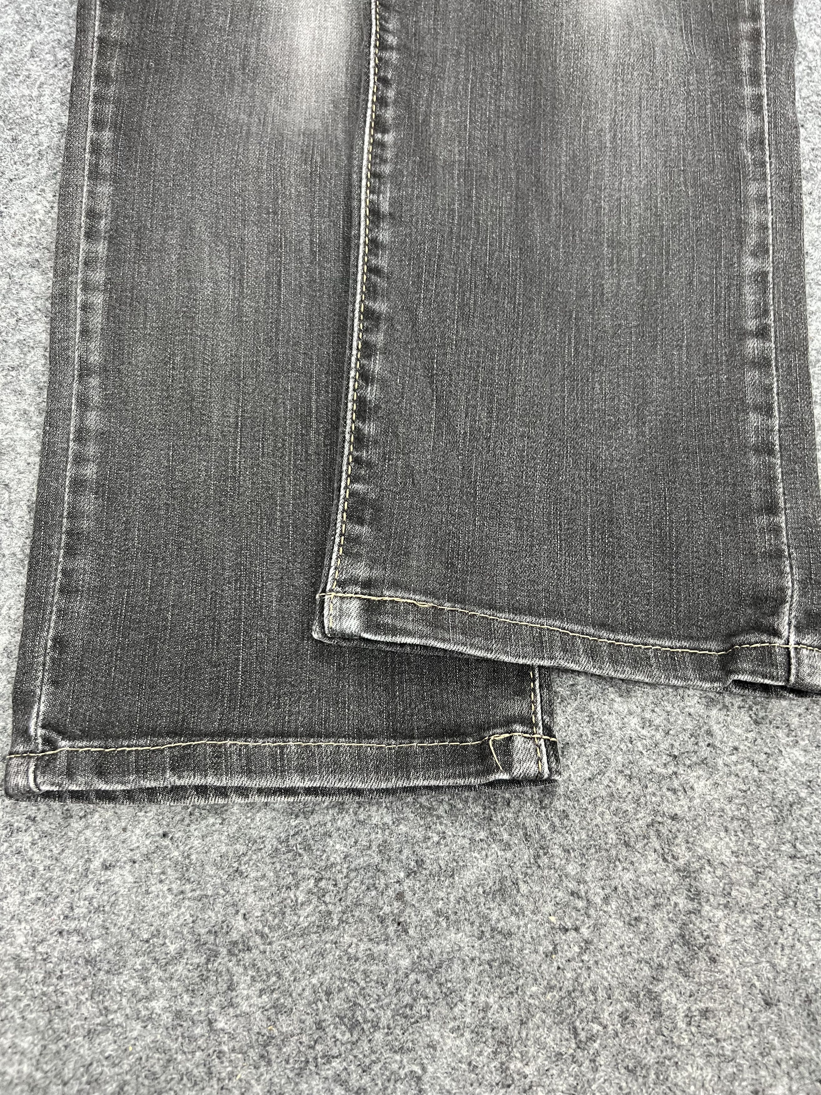 Stretchable EDWIN Black Faded Jeans