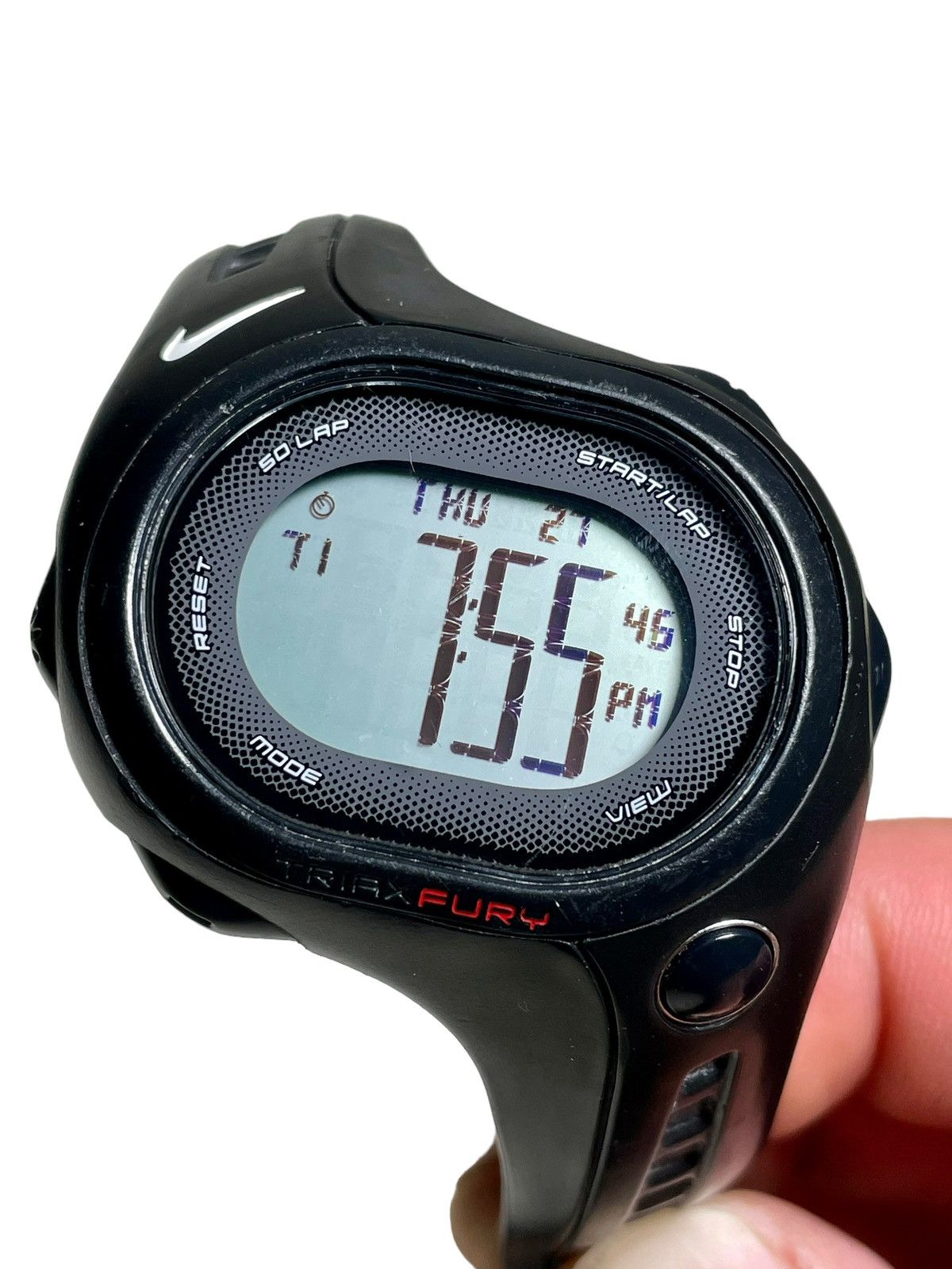 image of Nike Triax Fury Sports Watch Vintage in Black, Men's