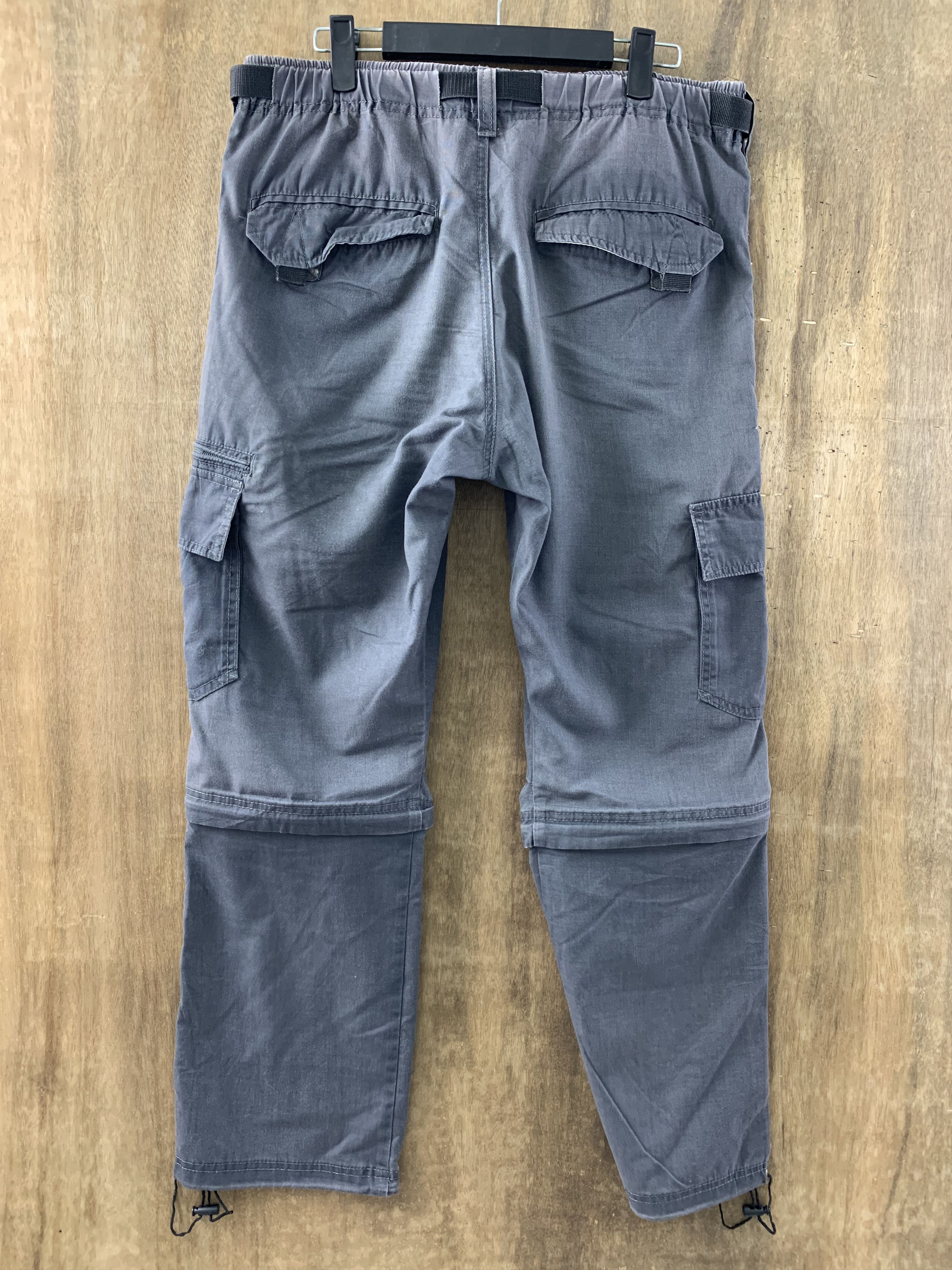 Japanese Brand Cargo Pants Multipocket Japanese Branded Streetwear 2In1 Size US 31 - 11 Thumbnail
