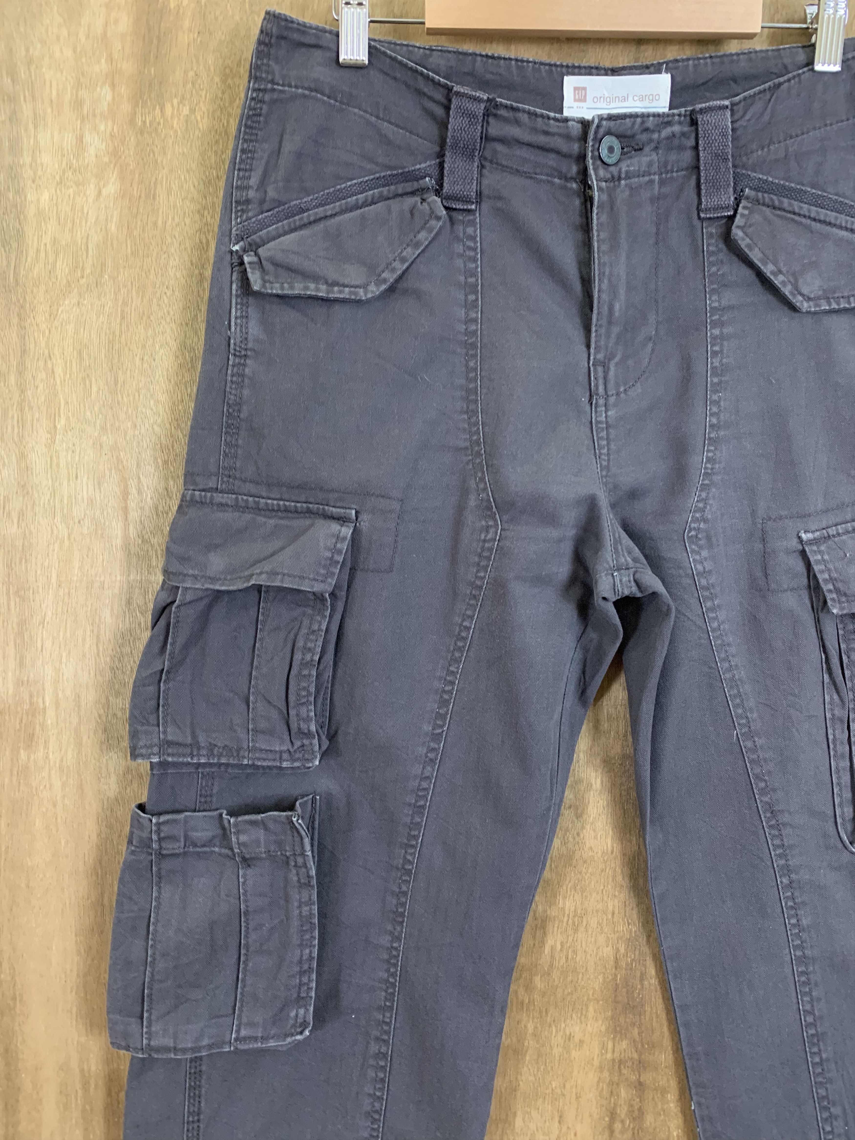 Gap Cargo Pants Gap Double Knee Multipocket Like Kanye West Size US 31 - 5 Thumbnail