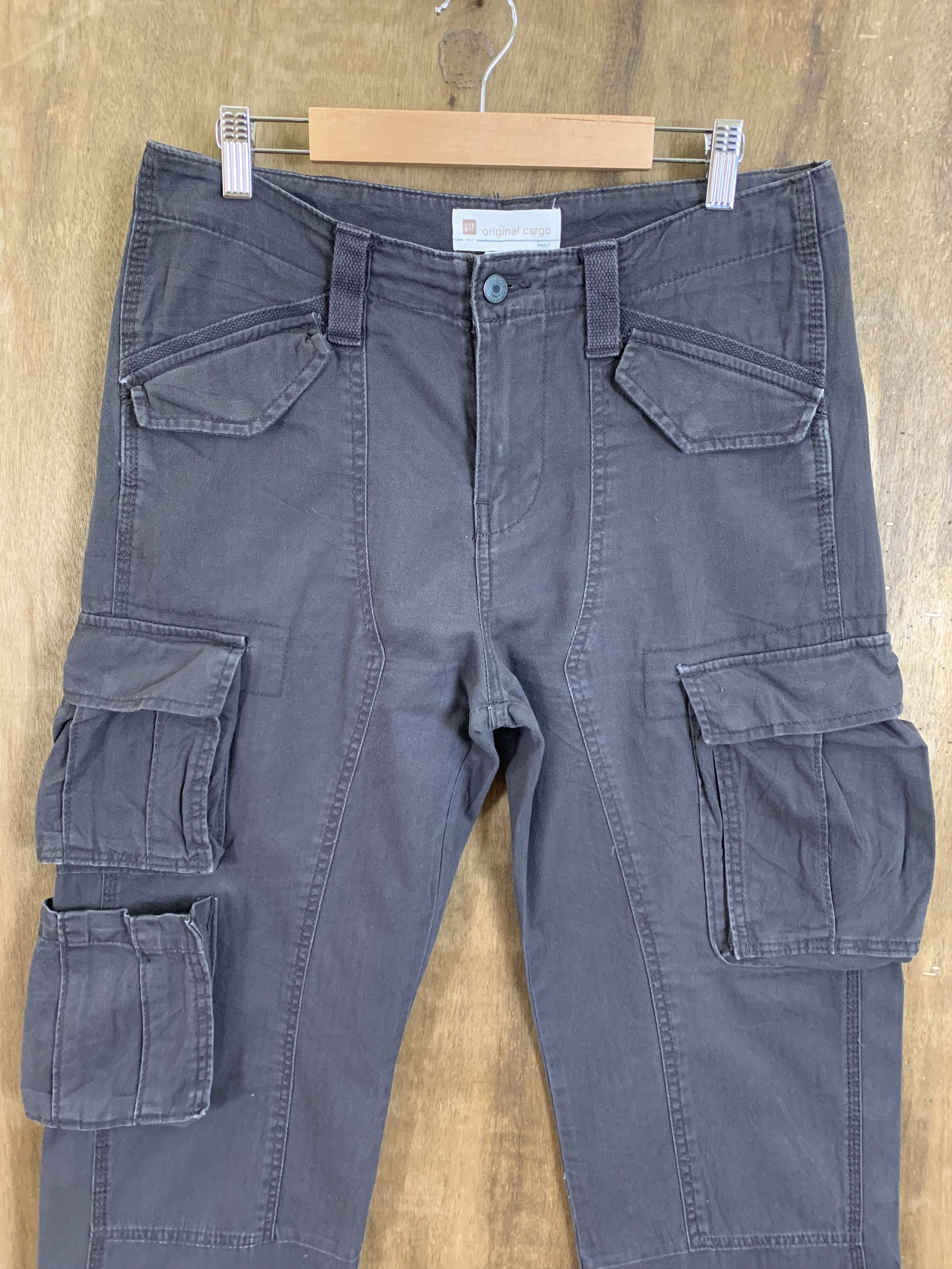 Gap Cargo Pants Gap Double Knee Multipocket Like Kanye West Size US 31 - 3 Thumbnail