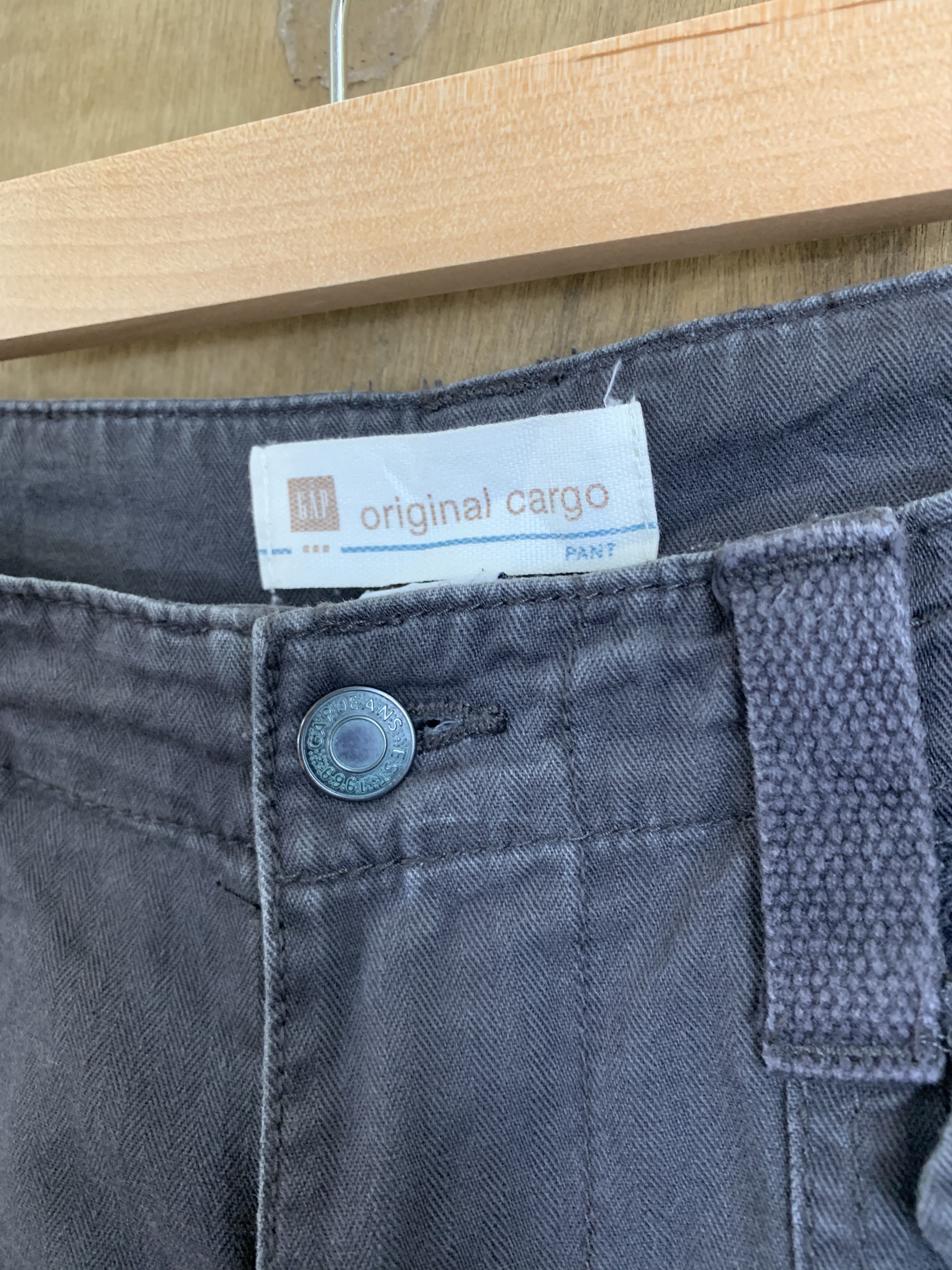 Gap Cargo Pants Gap Double Knee Multipocket Like Kanye West Size US 31 - 19 Thumbnail