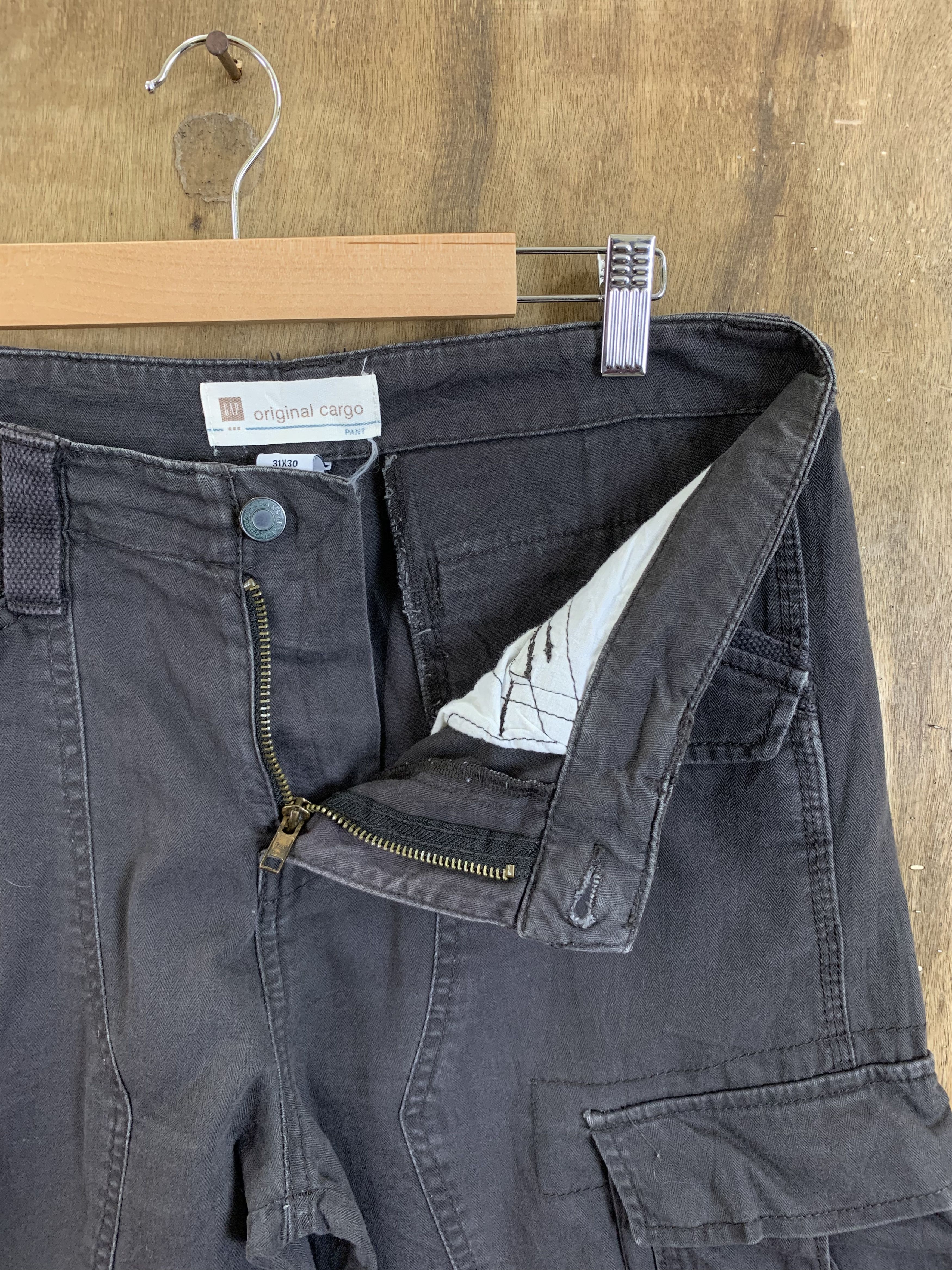 Gap Cargo Pants Gap Double Knee Multipocket Like Kanye West Size US 31 - 12 Thumbnail