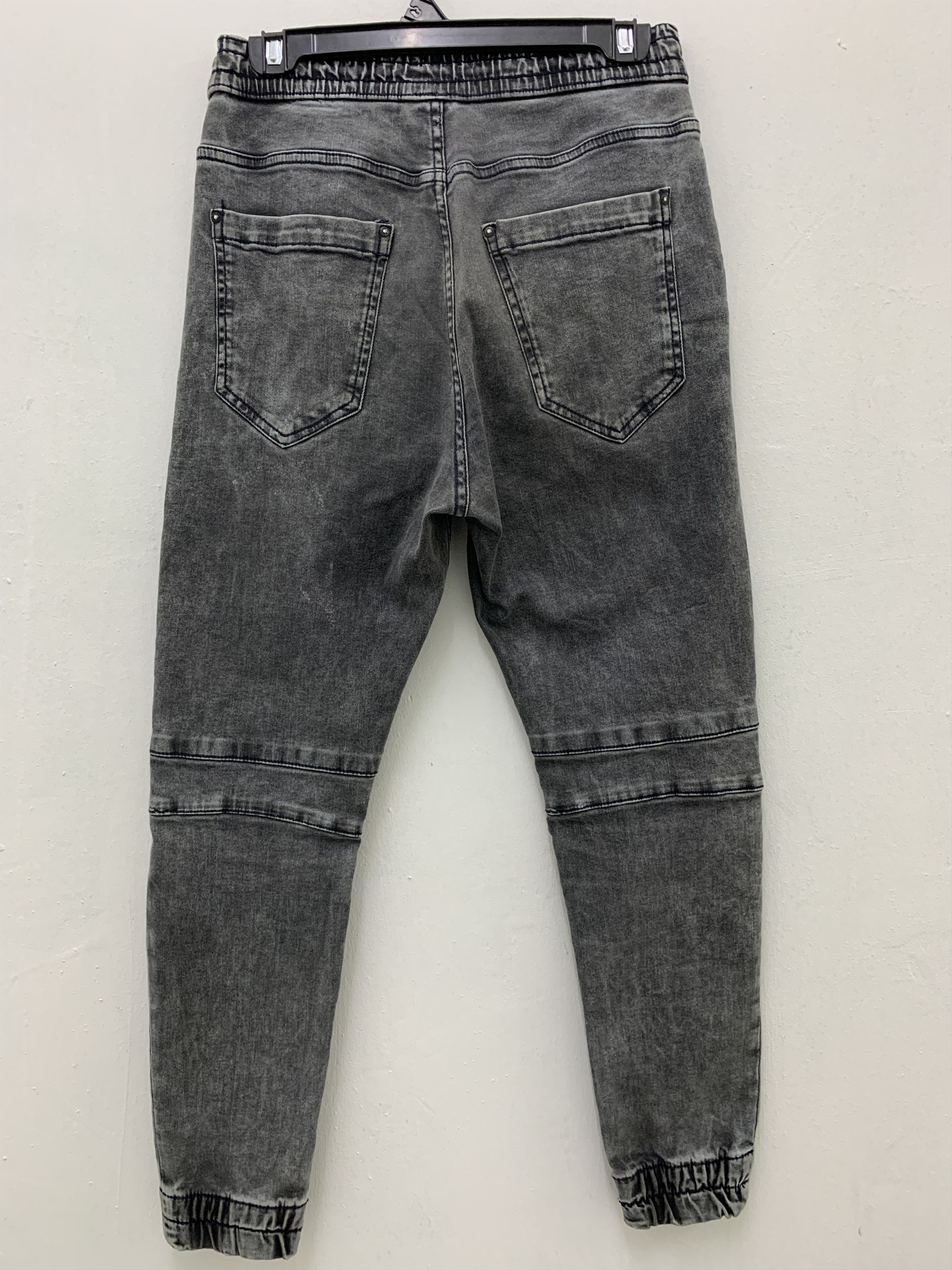 Bershka Joggers Pants Besrshka Doublee Knee Faded Grey Size US 28 / EU 44 - 12 Thumbnail