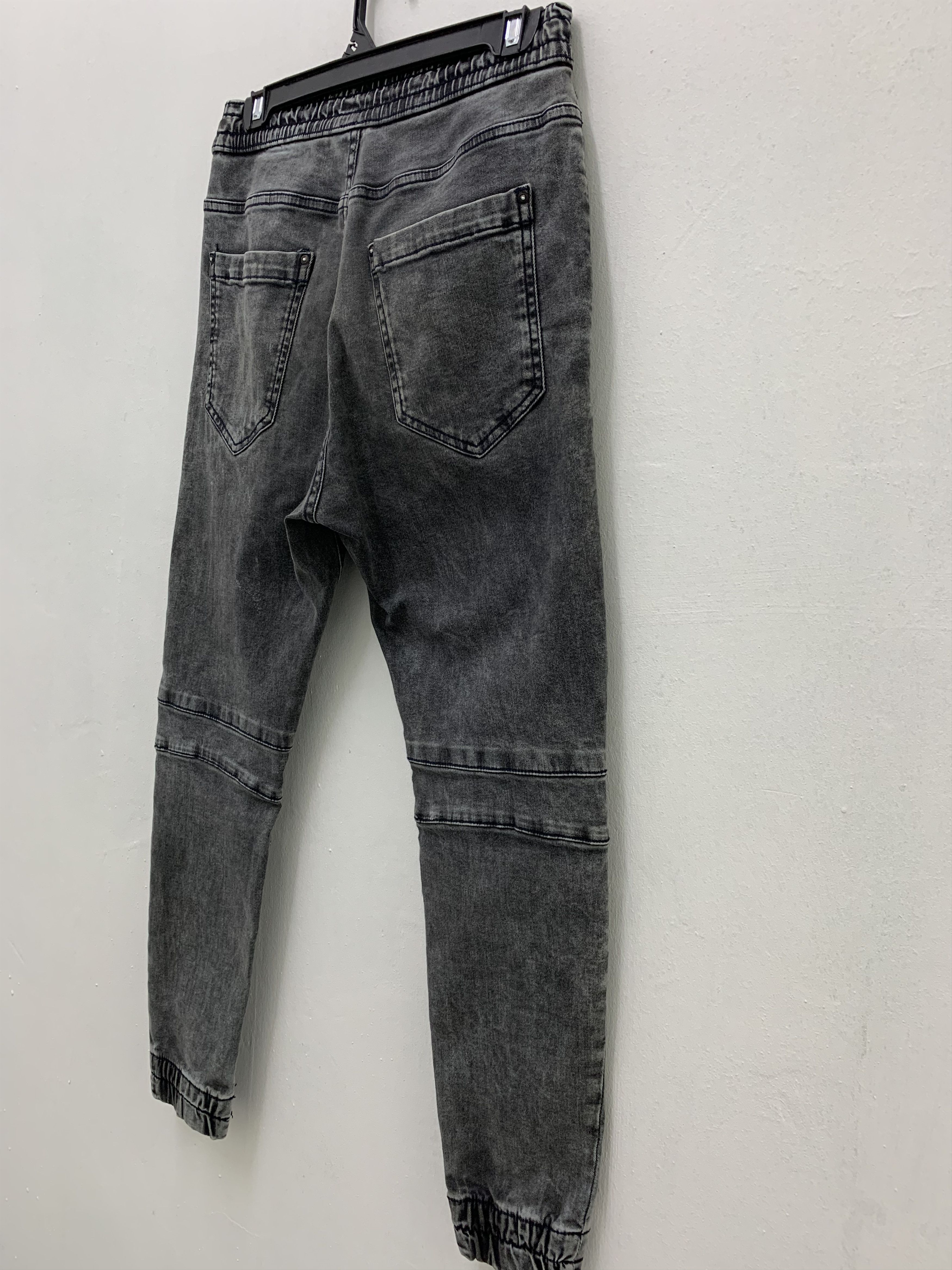 Bershka Joggers Pants Besrshka Doublee Knee Faded Grey Size US 28 / EU 44 - 16 Thumbnail