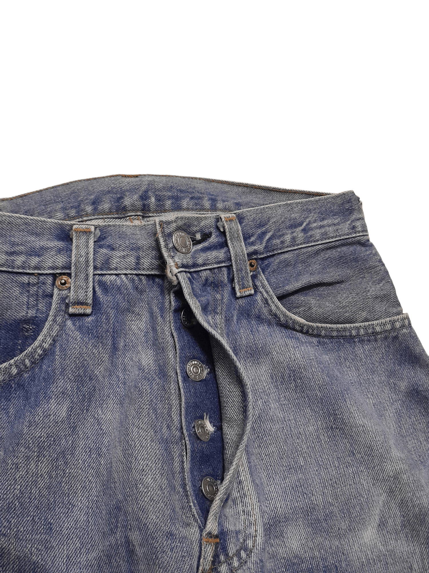 Levi's 80s Levis 501 Selvedge Usa Denim Stamped 524 cobain (S88) Size US 29 - 5 Thumbnail