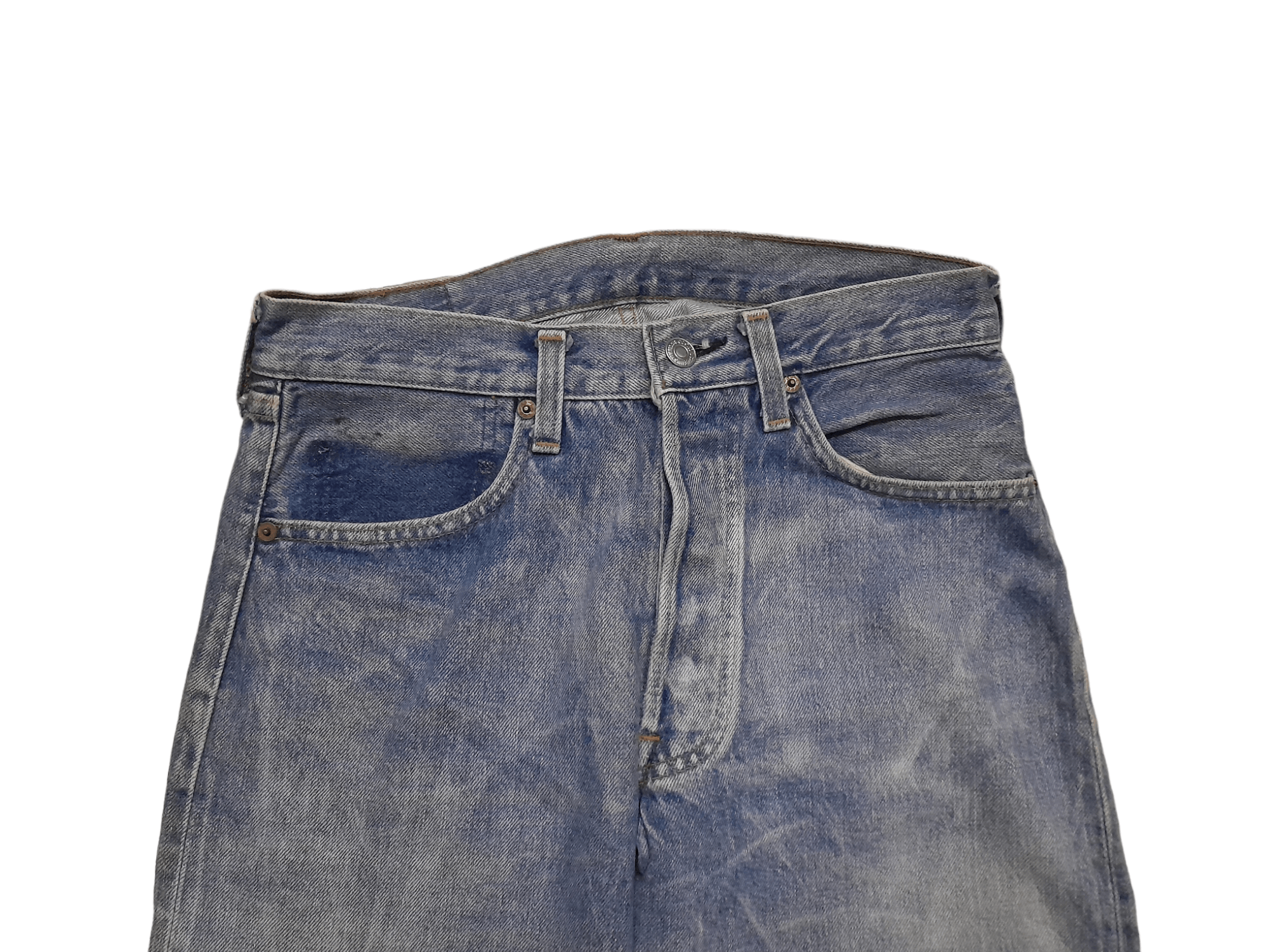 Levi's 80s Levis 501 Selvedge Usa Denim Stamped 524 cobain (S88) Size US 29 - 3 Thumbnail