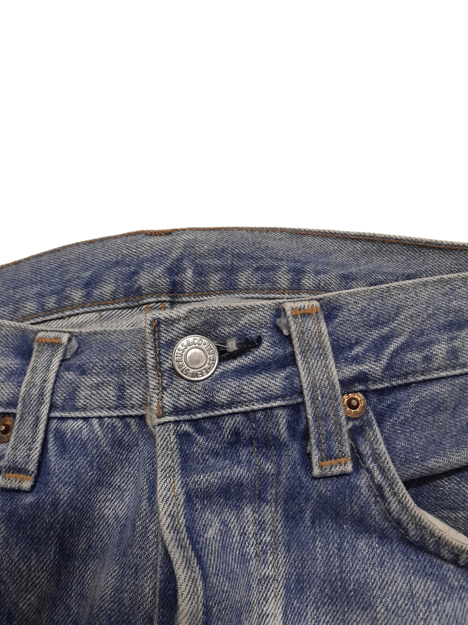 Levi's 80s Levis 501 Selvedge Usa Denim Stamped 524 cobain (S88) Size US 29 - 4 Thumbnail