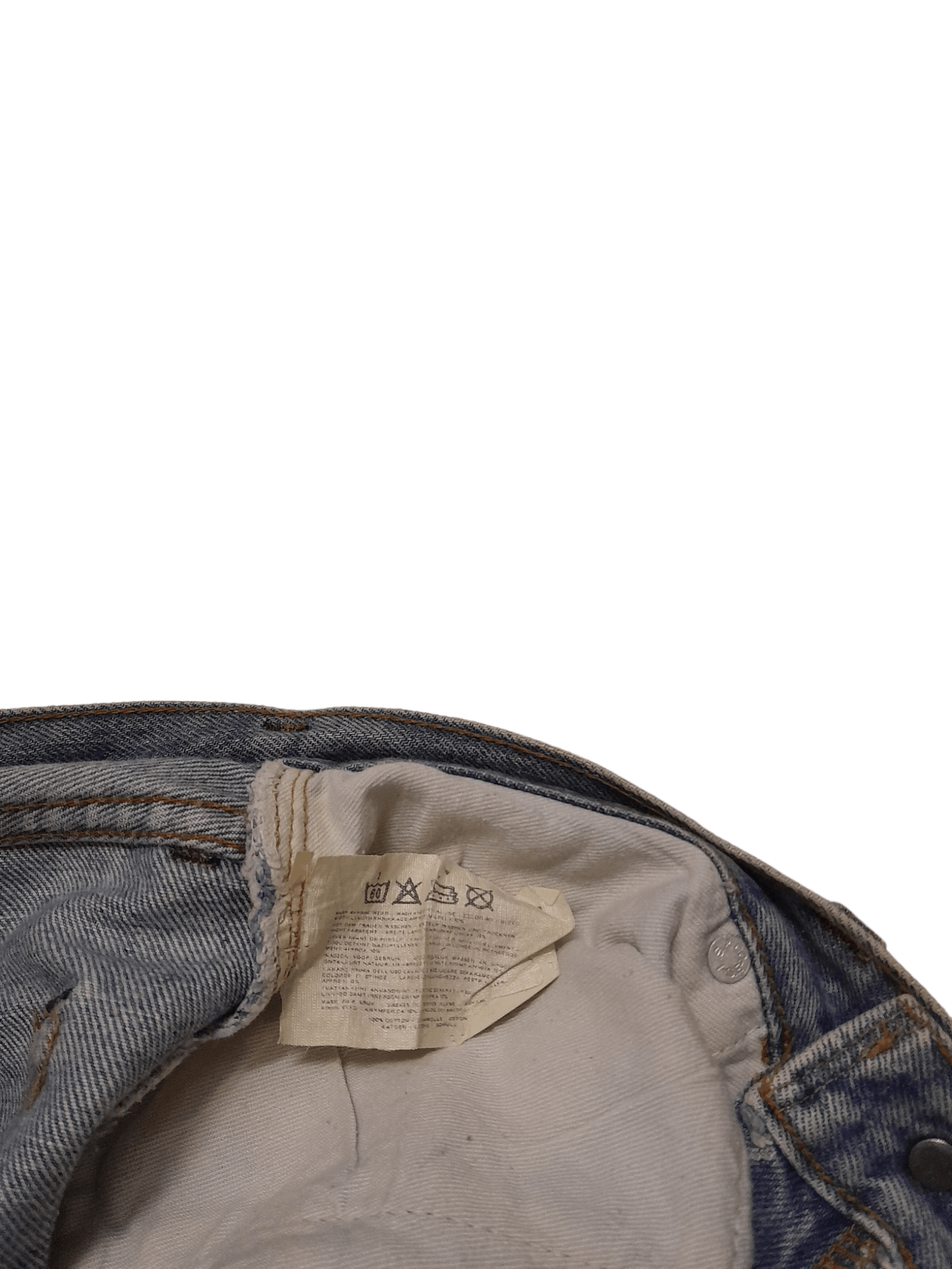 Levi's 80s Levis 501 Selvedge Usa Denim Stamped 524 cobain (S88) Size US 29 - 7 Thumbnail
