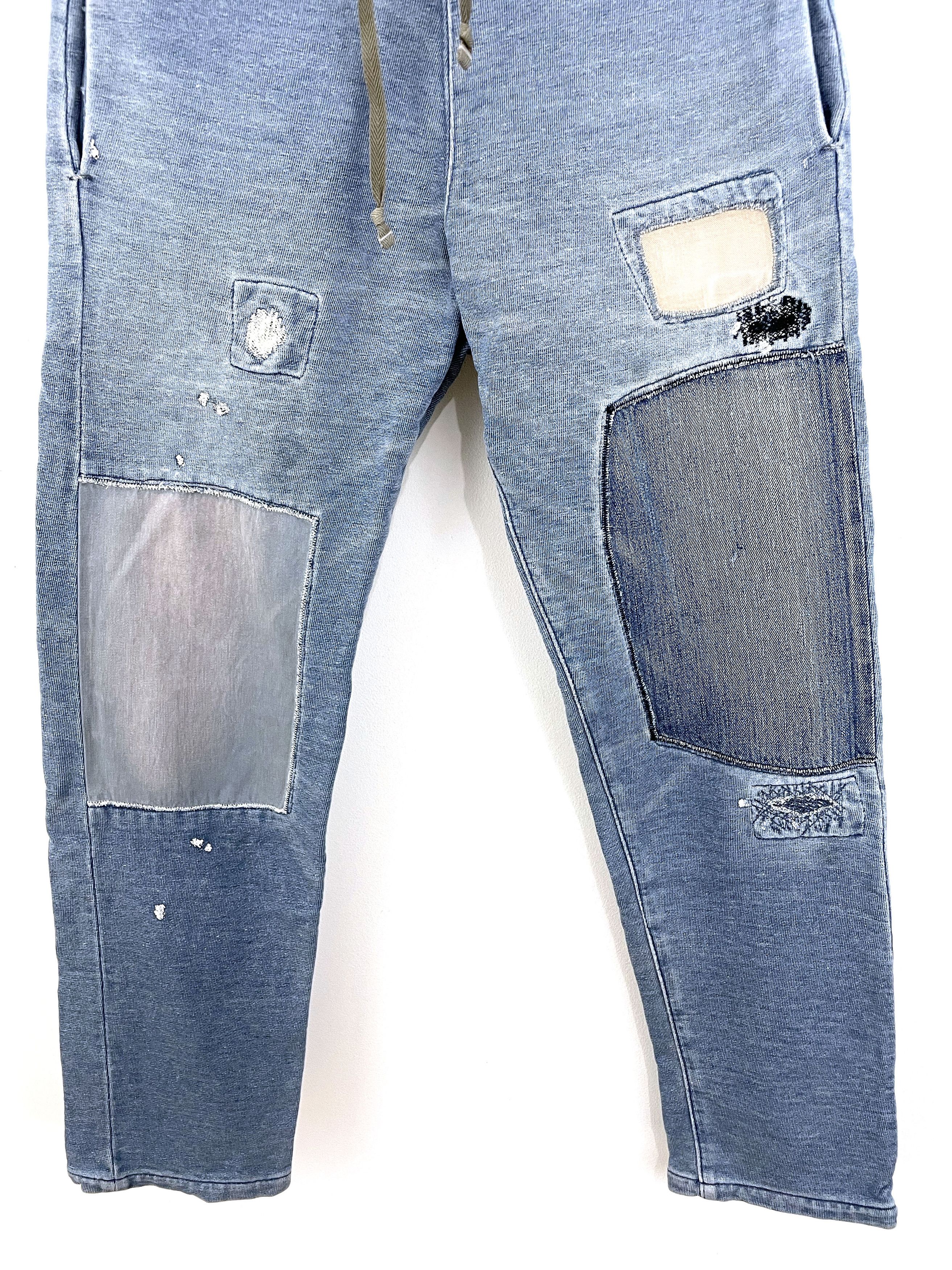 Kapital Distressed Paint Splatter Sweatpants Size US 31 - 4 Thumbnail