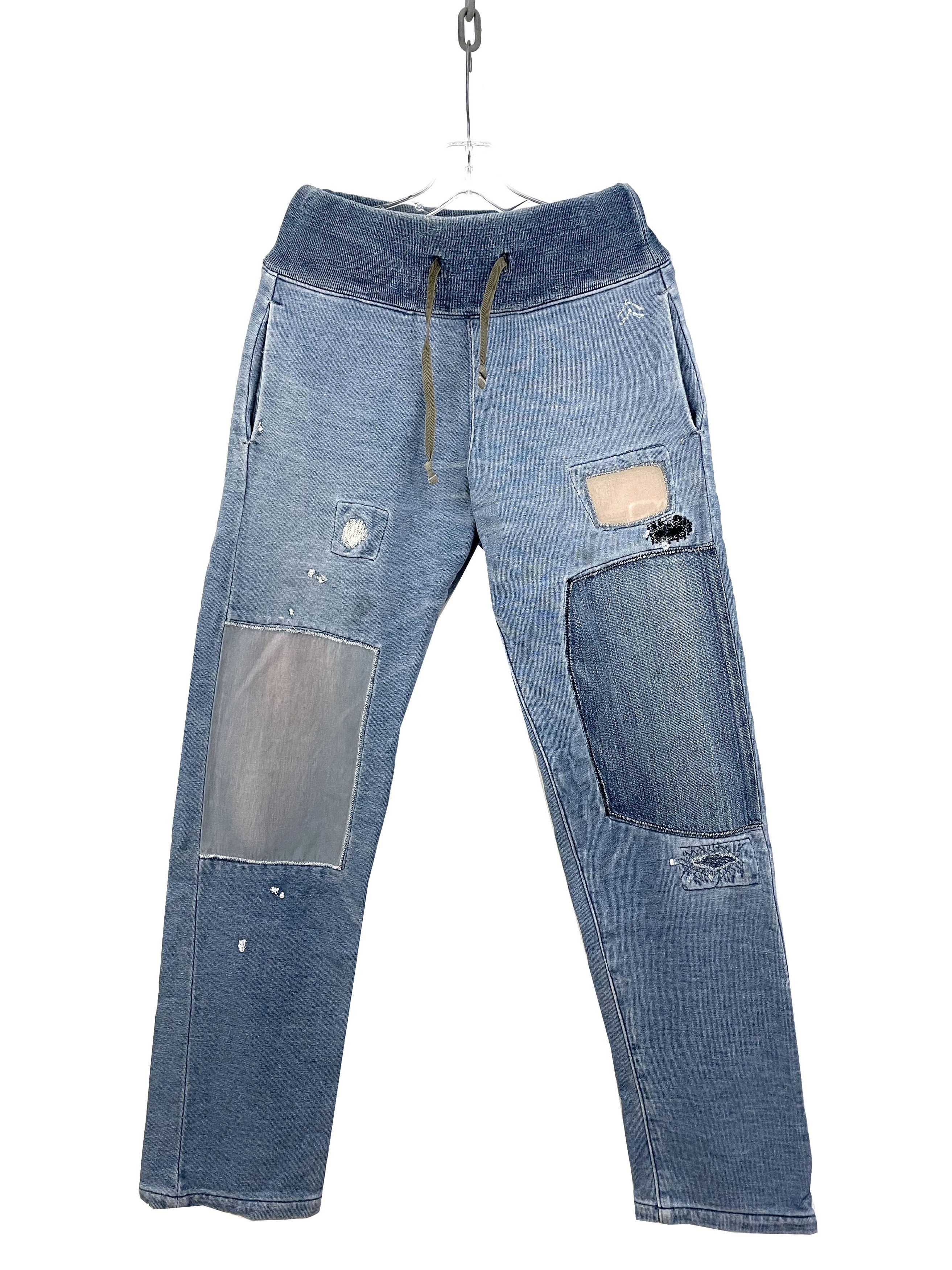 Kapital Distressed Paint Splatter Sweatpants Size US 31 - 1 Thumbnail