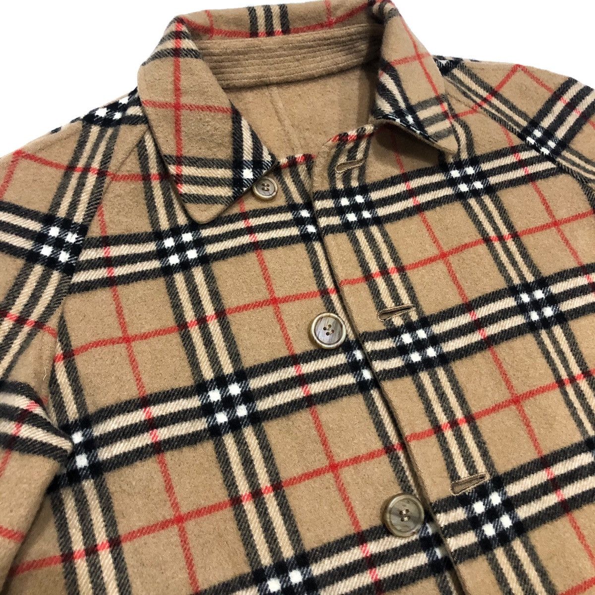 Burberry Burberrys Novacheck Reversible Jacket New Wool Trench Coat Size US M / EU 48-50 / 2 - 6 Thumbnail