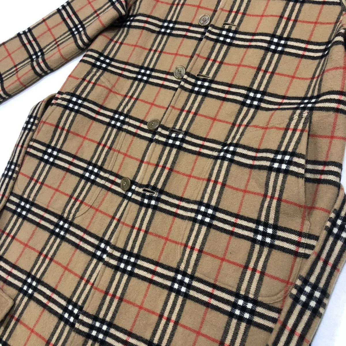Burberry Burberrys Novacheck Reversible Jacket New Wool Trench Coat Size US M / EU 48-50 / 2 - 8 Thumbnail