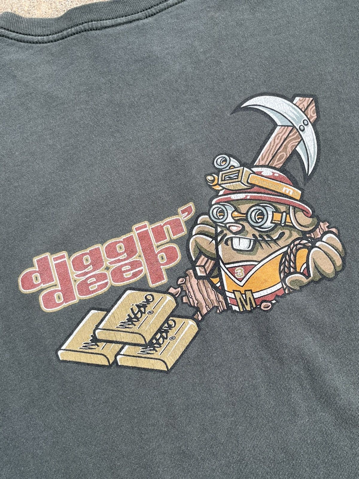 Mossimo VINTAGE 90’S MOSSIMO “DIGGIN’ DEEP” FADED T-SHIRT Size US L / EU 52-54 / 3 - 18 Thumbnail