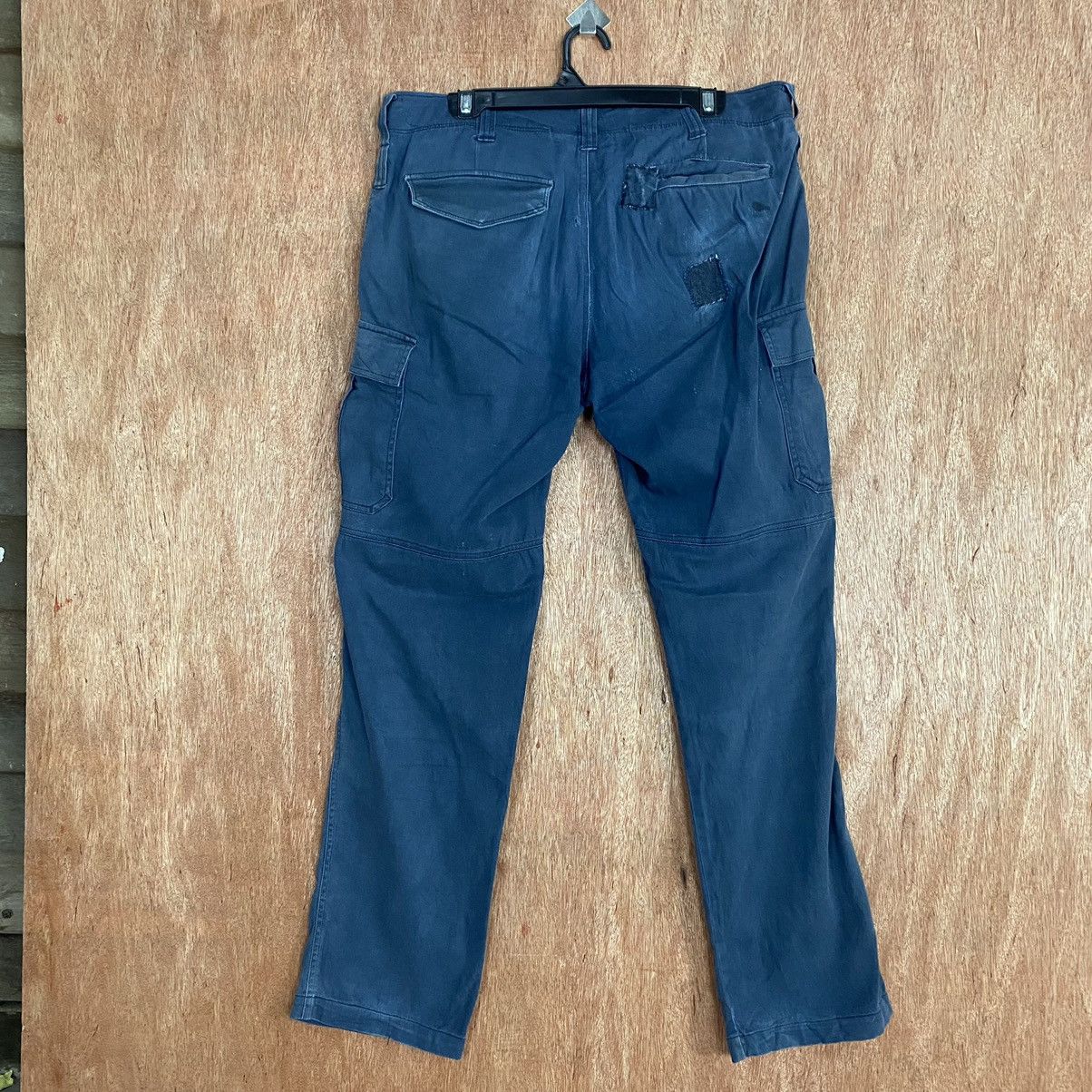Faded Glory DL Burtle Blue distressed Multipocket Catgo Pants #c759 Size US 30 / EU 46 - 12 Thumbnail