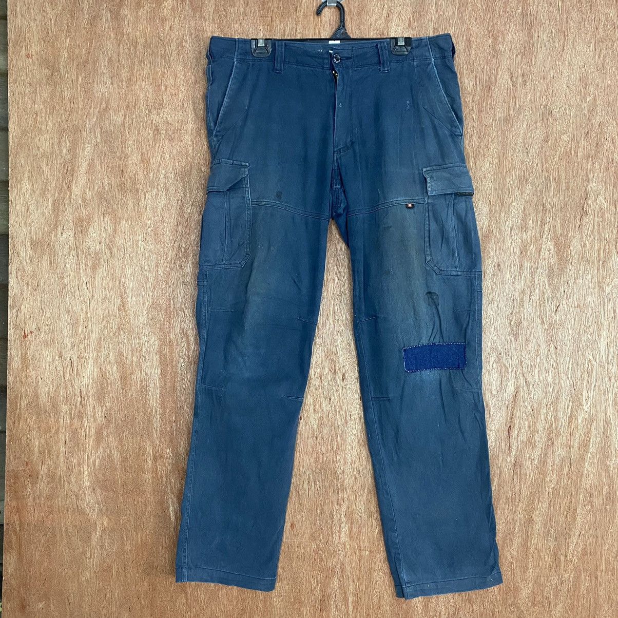 Faded Glory DL Burtle Blue distressed Multipocket Catgo Pants #c759 Size US 30 / EU 46 - 1 Thumbnail