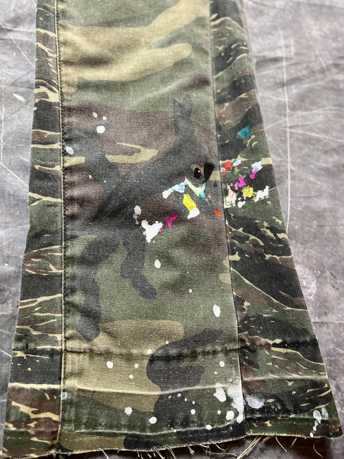 Gallery Dept. GALLERY DEPT Camo Flare Cargo Pants Size US 32 / EU 48 - 5 Thumbnail