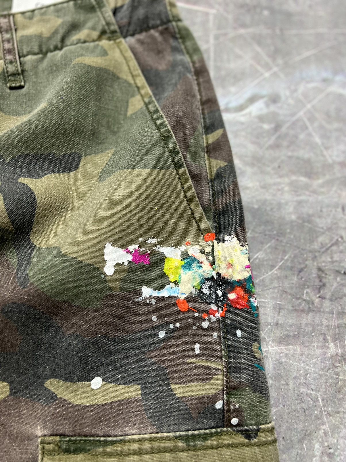 Gallery Dept. GALLERY DEPT Camo Flare Cargo Pants Size US 32 / EU 48 - 6 Thumbnail