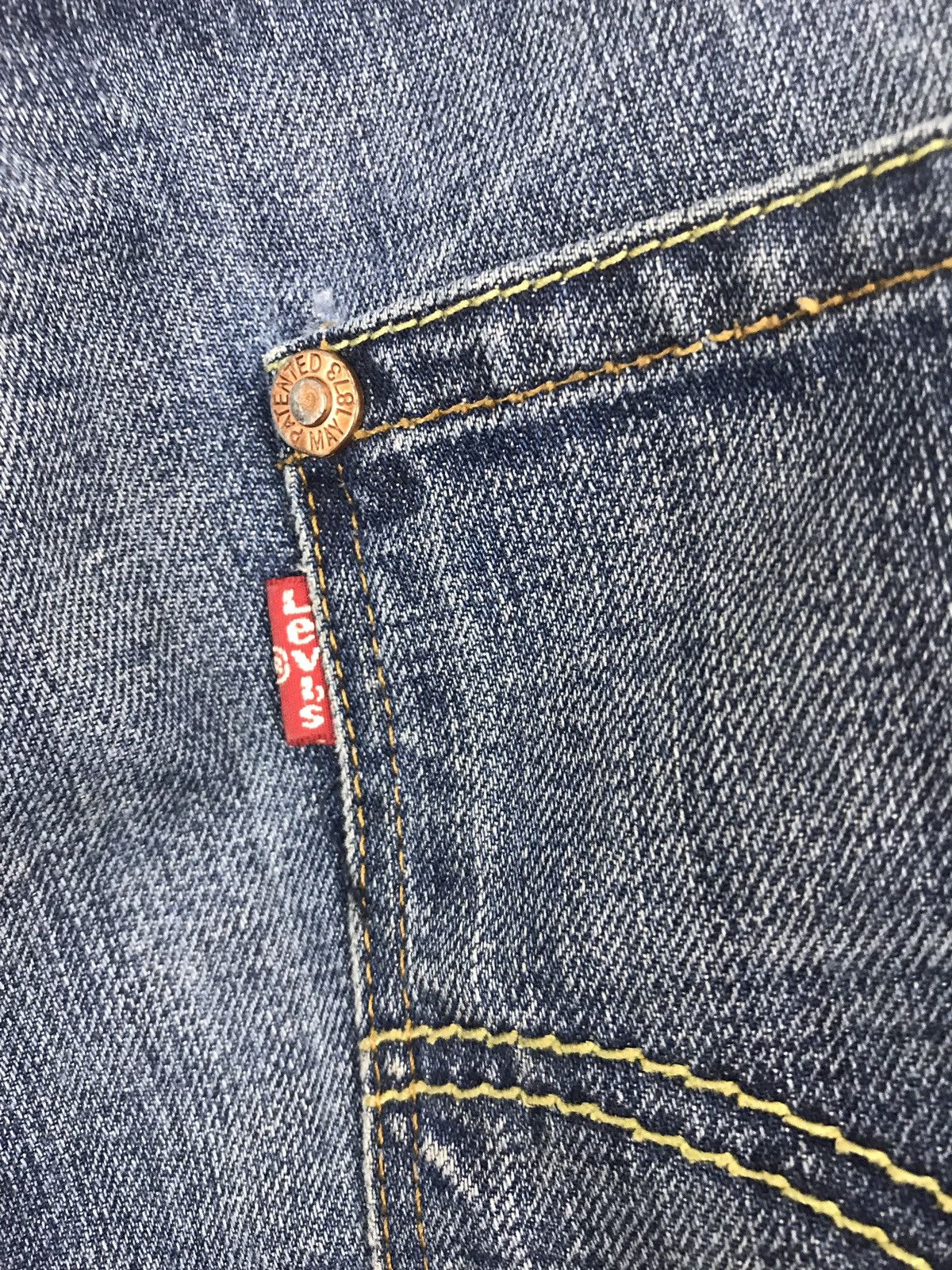 Levi's Vintage Clothing Levis 511 Blue Denim Jeans Mexico Distressed Slim Fits Size US 31 - 9 Thumbnail