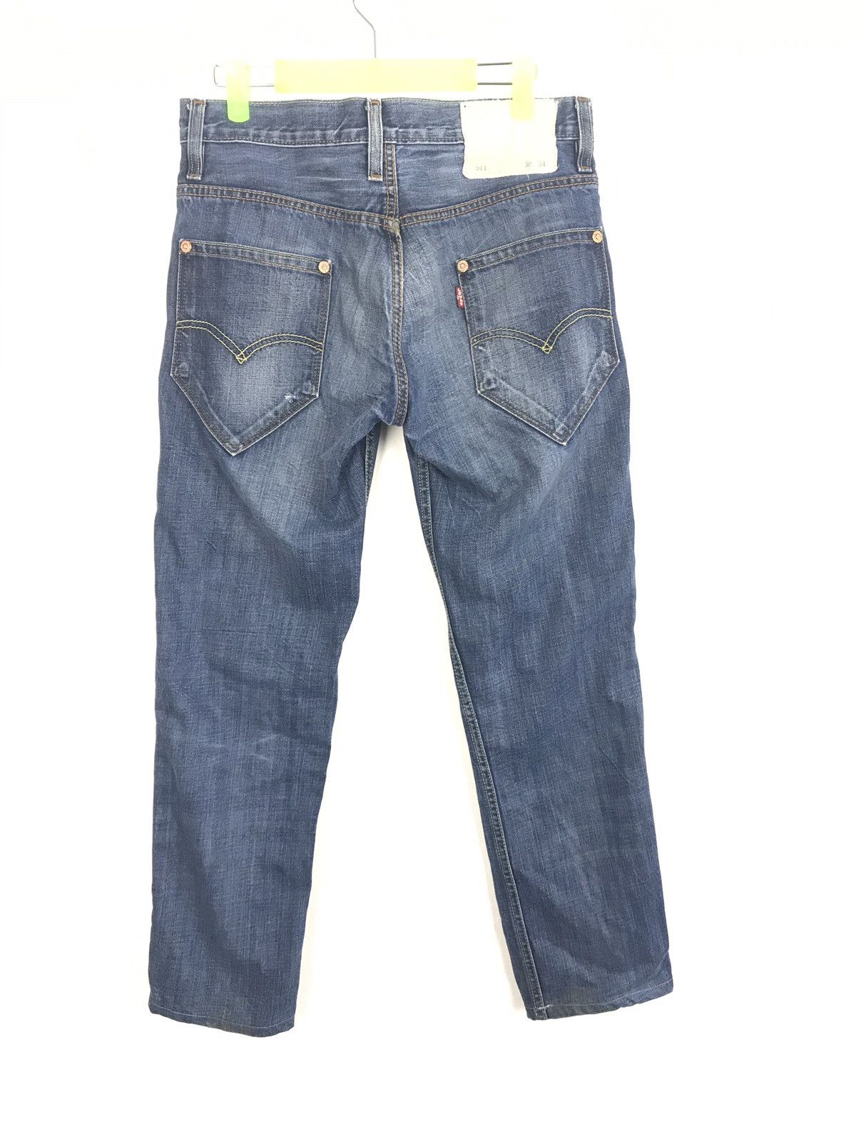 Levi's Vintage Clothing Levis 511 Blue Denim Jeans Mexico Distressed Slim Fits Size US 31 - 2 Thumbnail