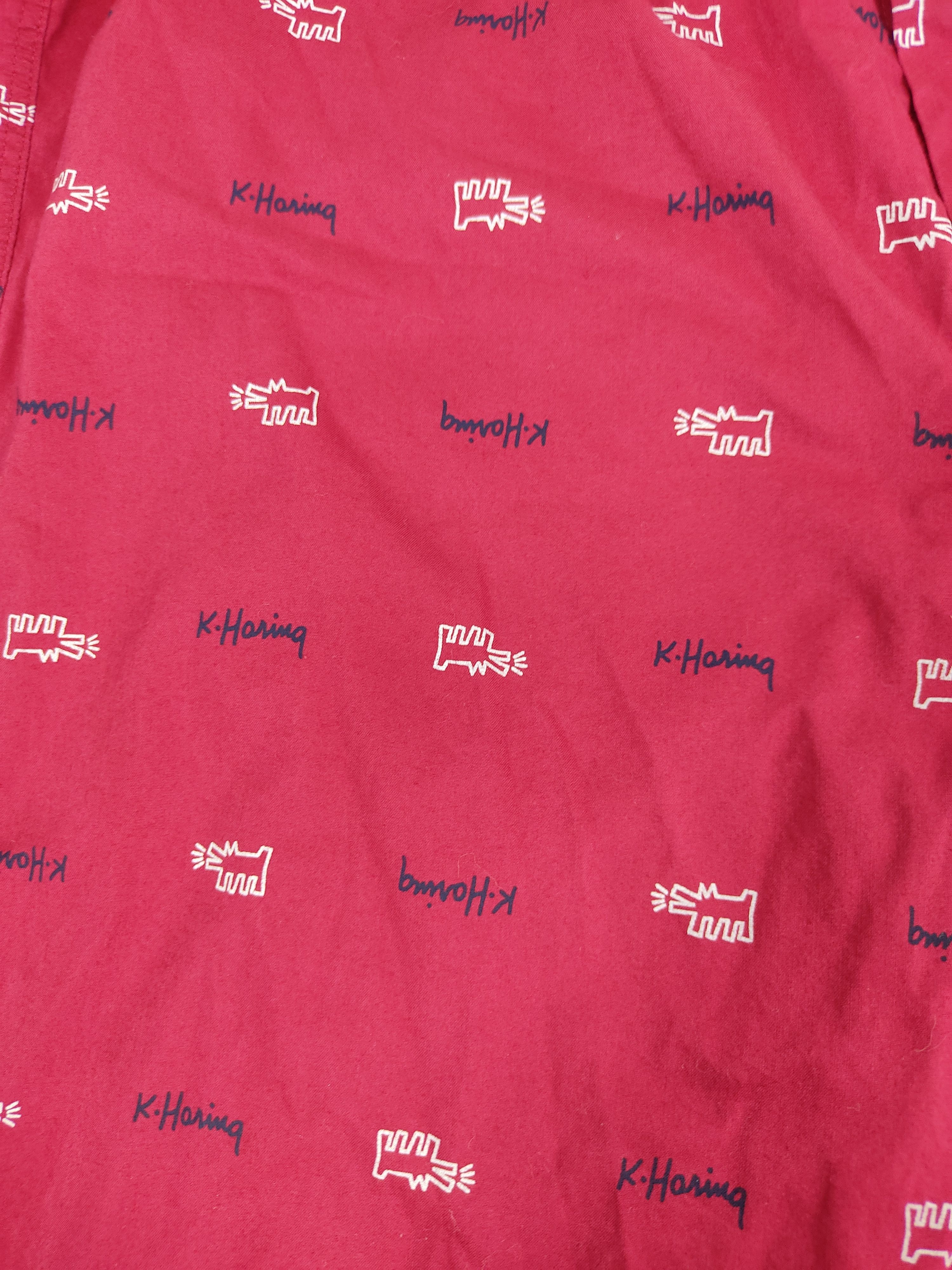 Designer Keith Haring All Over Printed Short Pant Stretchable Size US 30 / EU 46 - 9 Thumbnail