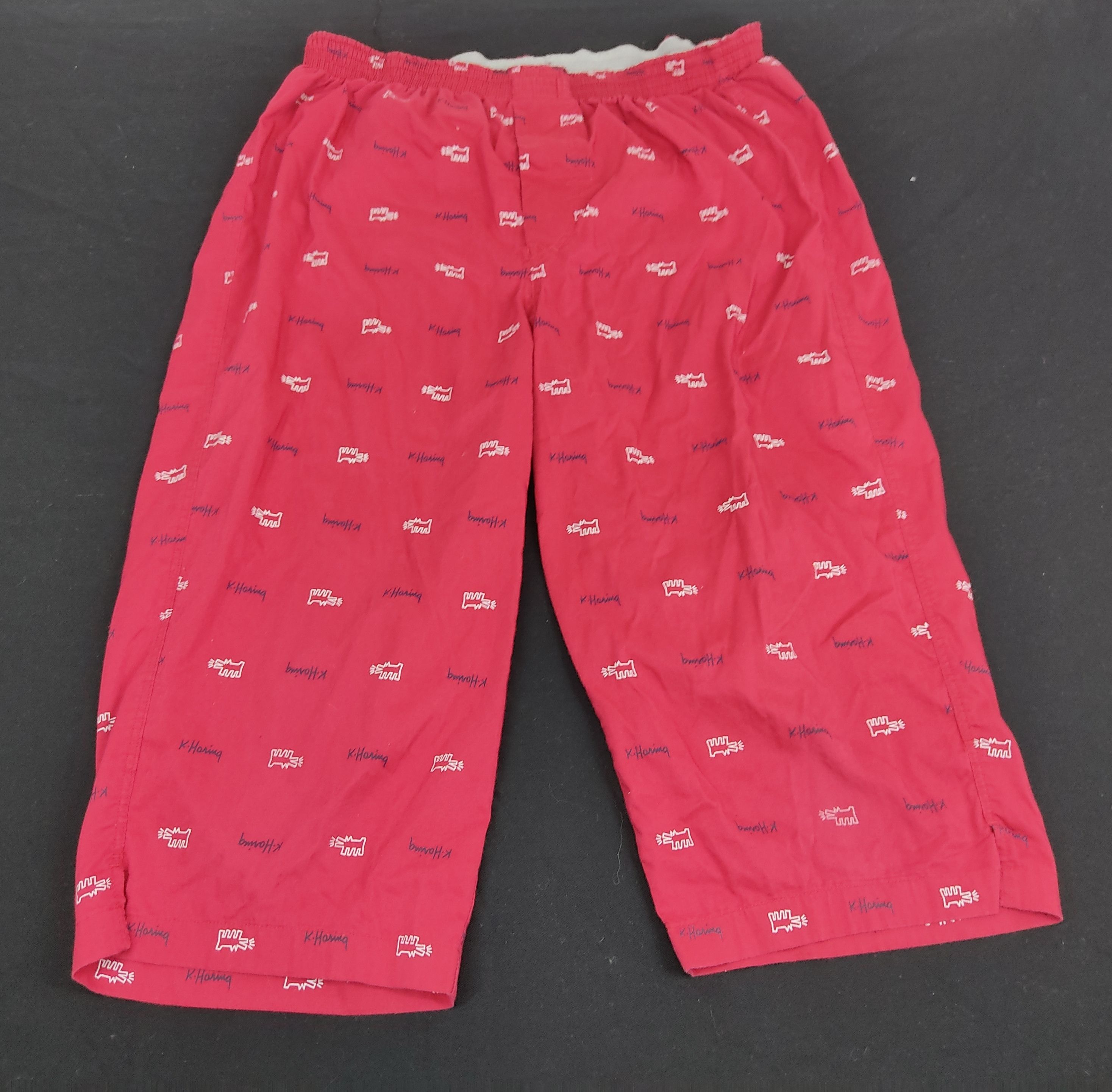 Designer Keith Haring All Over Printed Short Pant Stretchable Size US 30 / EU 46 - 1 Thumbnail