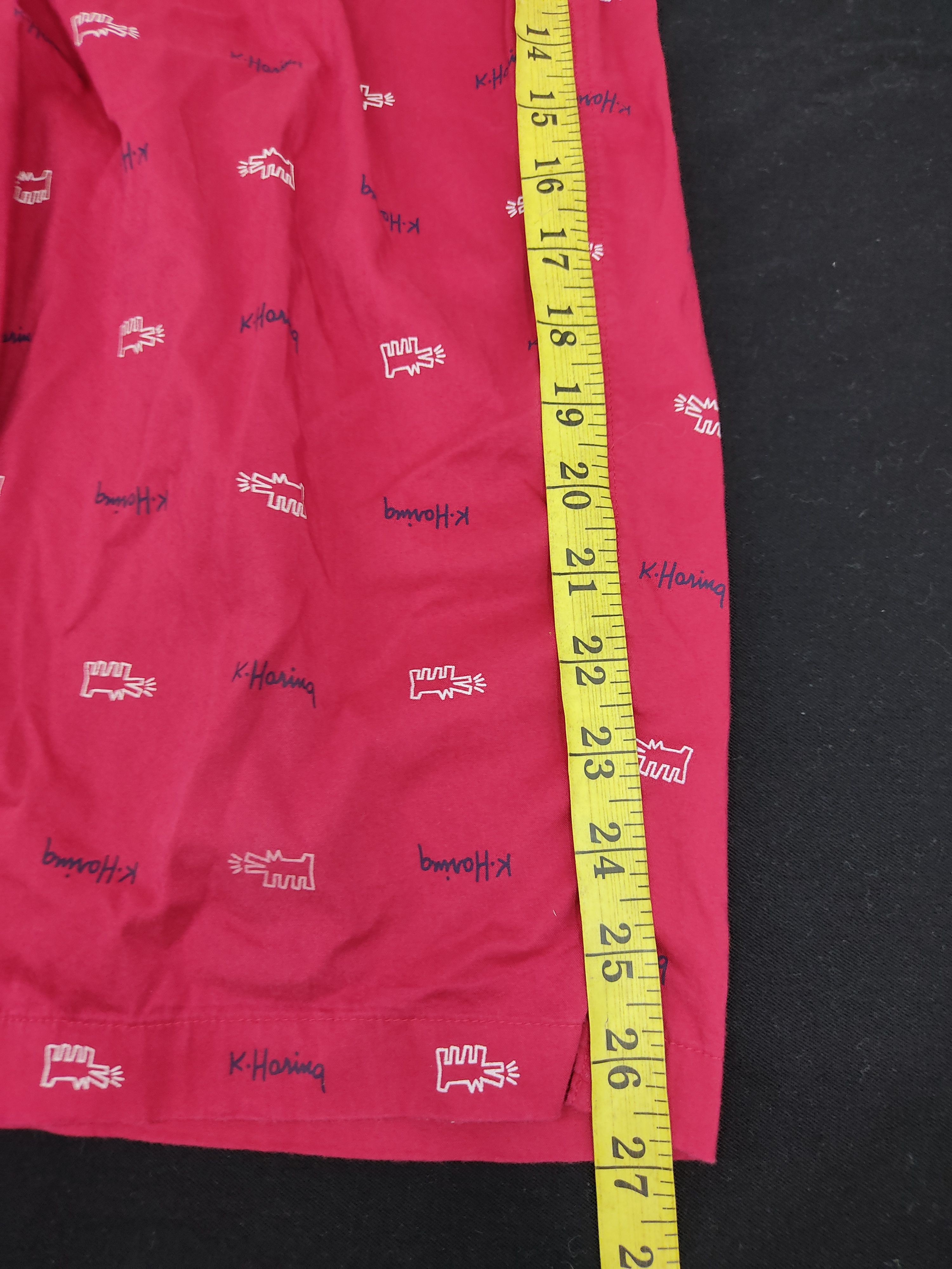 Designer Keith Haring All Over Printed Short Pant Stretchable Size US 30 / EU 46 - 7 Thumbnail