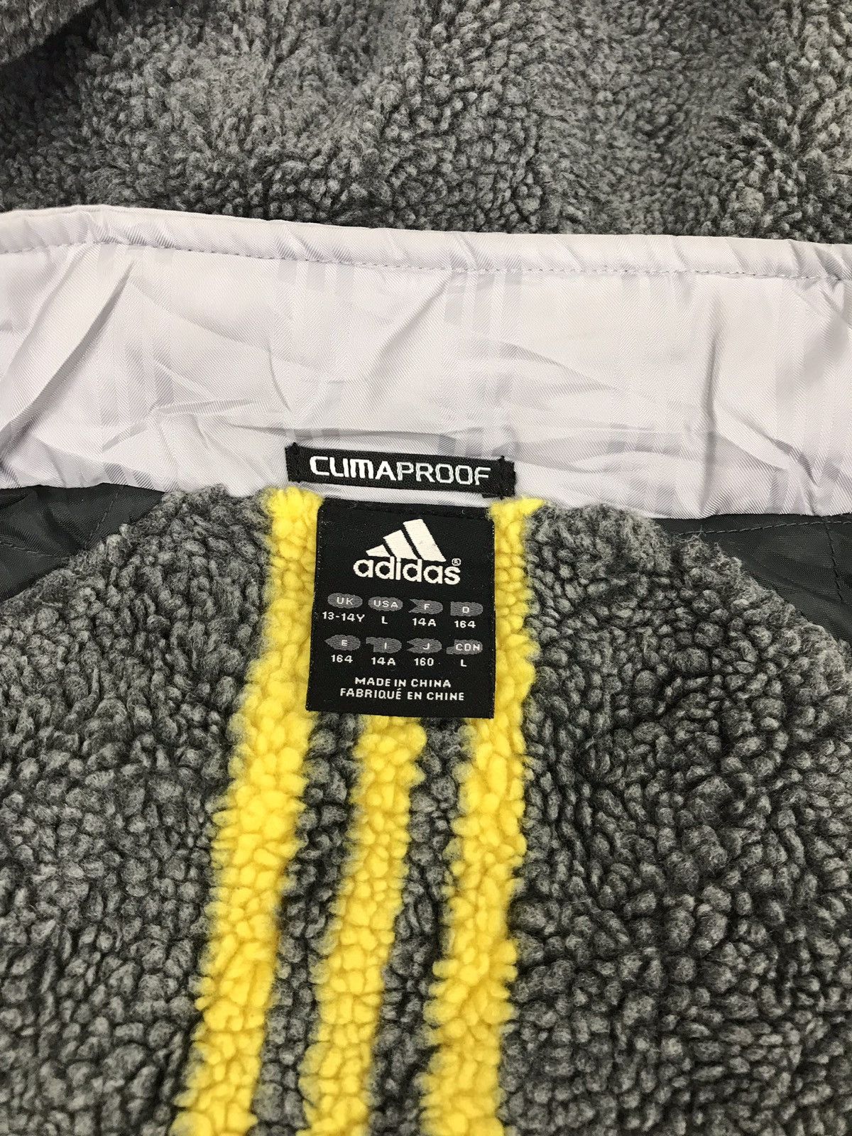 Adidas Adidas Parka Sherpa Jacket Thick Hoodie Climax Proof Size US L / EU 52-54 / 3 - 7 Thumbnail