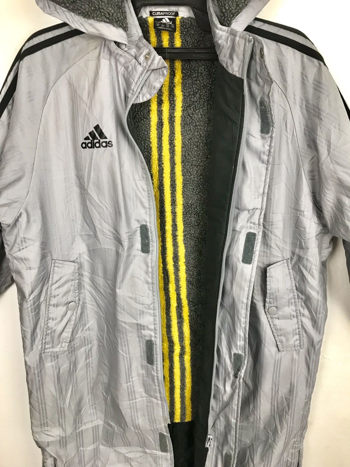 Adidas Adidas Parka Sherpa Jacket Thick Hoodie Climax Proof Size US L / EU 52-54 / 3 - 6 Thumbnail