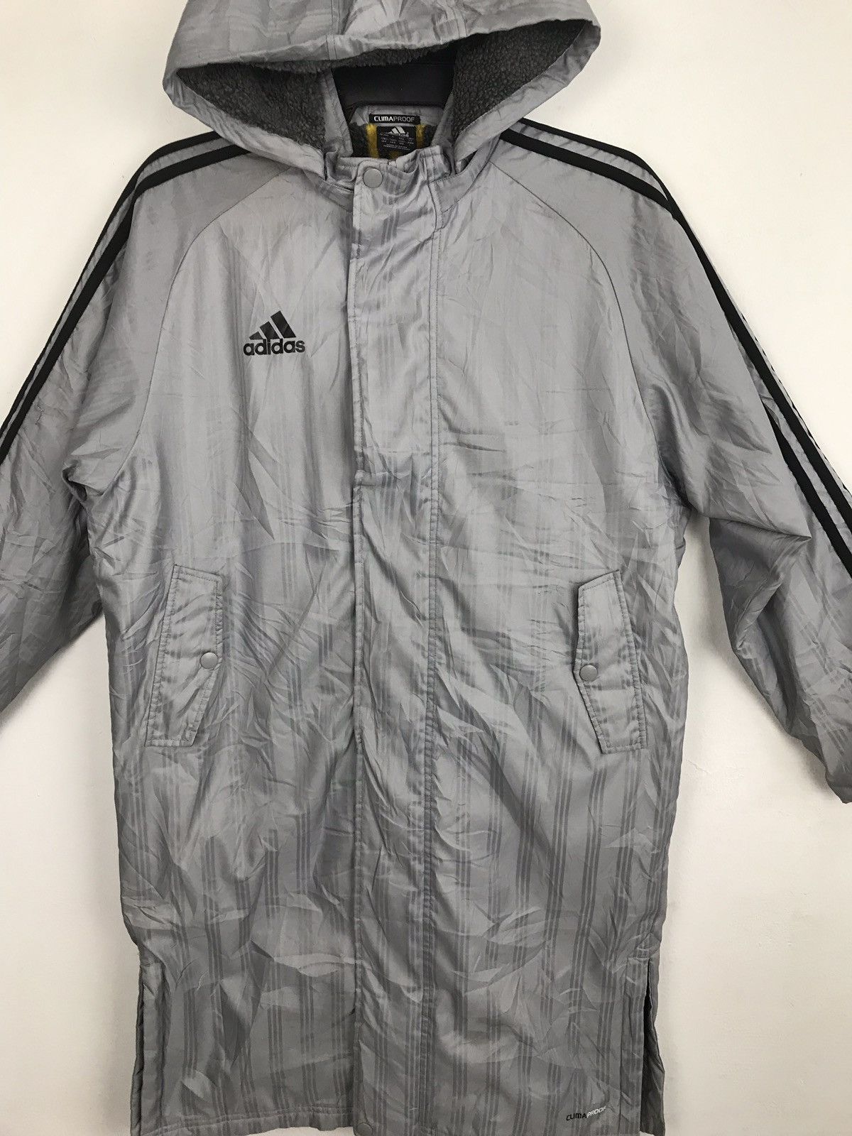 Adidas Adidas Parka Sherpa Jacket Thick Hoodie Climax Proof Size US L / EU 52-54 / 3 - 3 Thumbnail