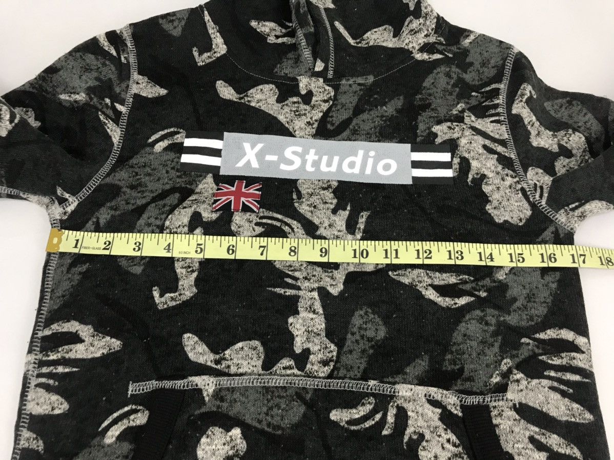 Japanese Brand Ba-tsu Studio X-Studio Sweatshirt Jacket Camo Unisex Size US S / EU 44-46 / 1 - 6 Thumbnail