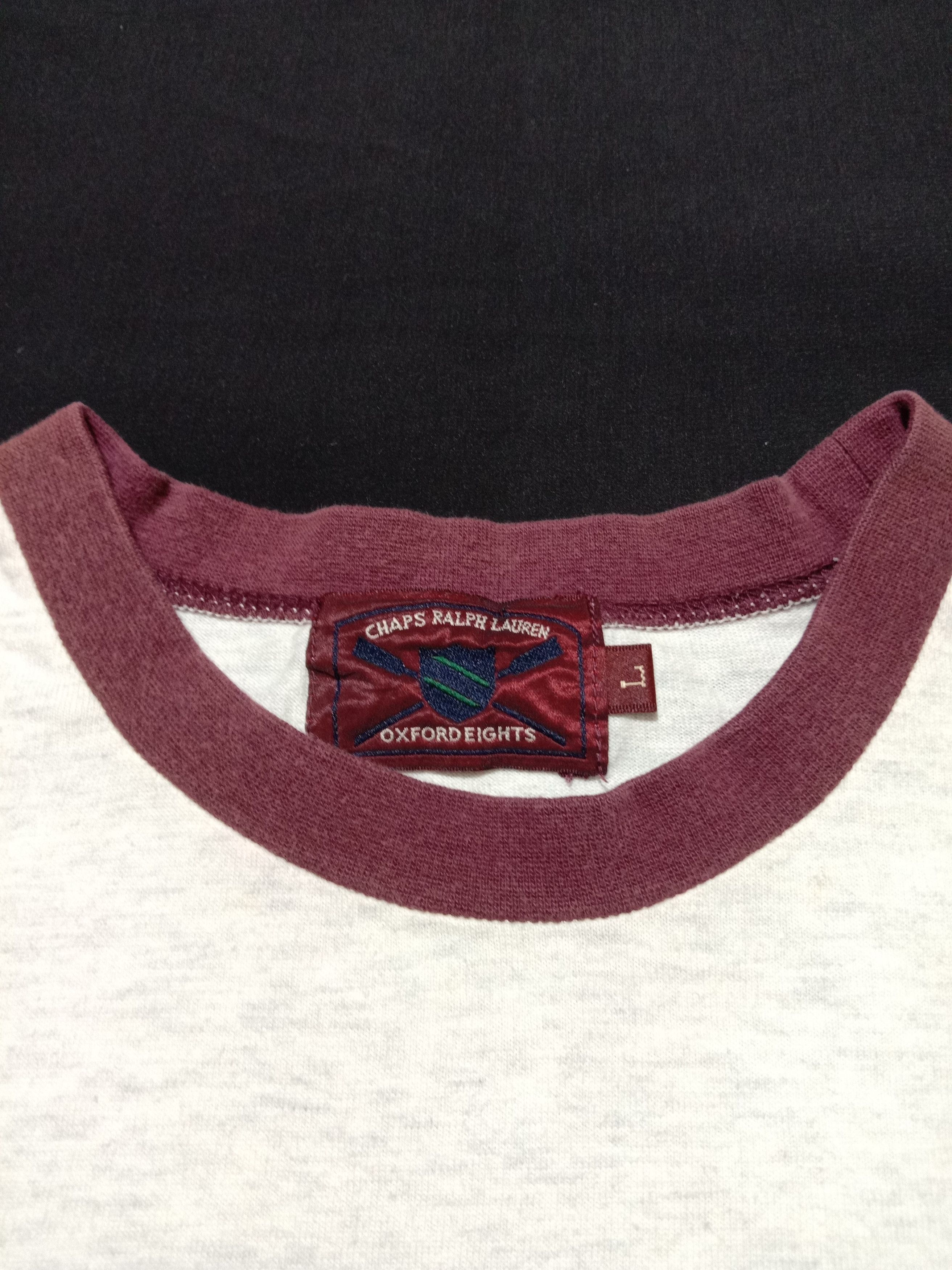 Chaps Ralph Lauren Chaps Ralph Lauren X Oxford Eights Ringer Shirt Size US L / EU 52-54 / 3 - 3 Thumbnail