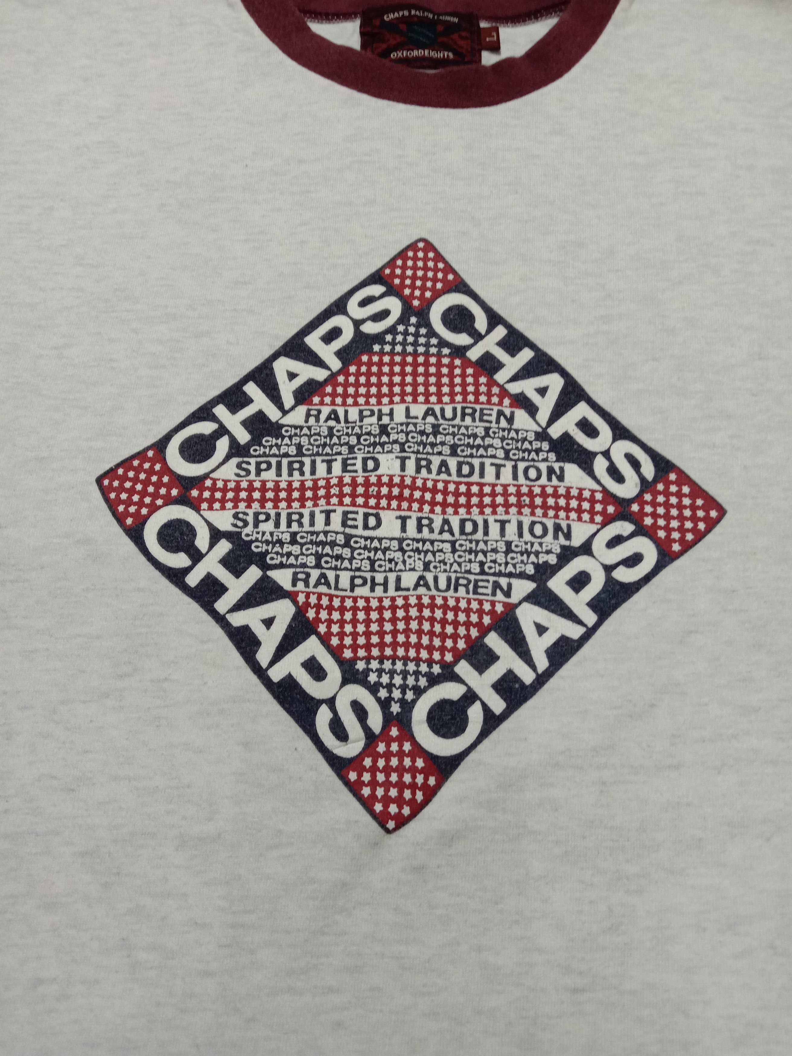Chaps Ralph Lauren Chaps Ralph Lauren X Oxford Eights Ringer Shirt Size US L / EU 52-54 / 3 - 2 Thumbnail