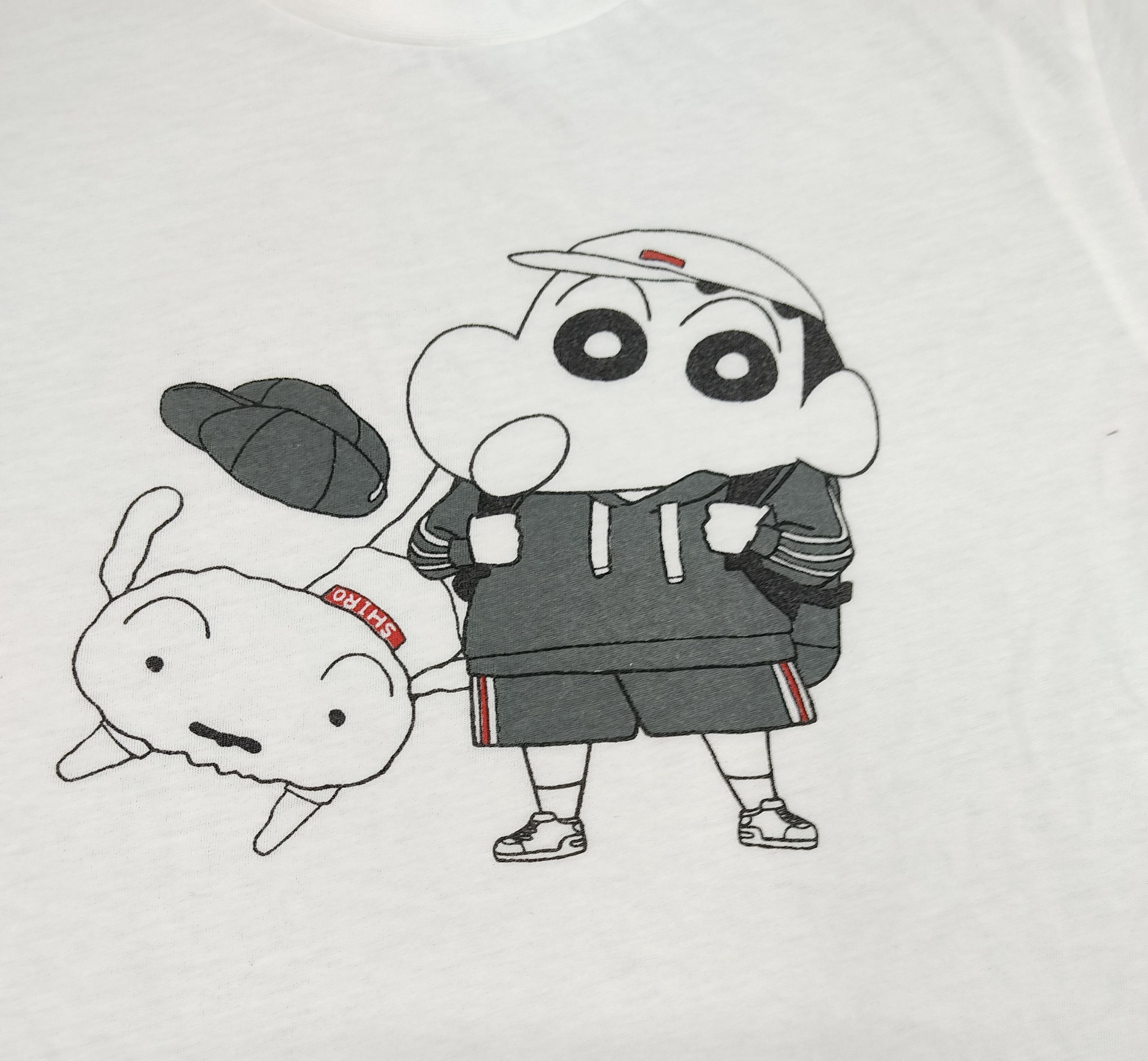 Anime Vintage Crayon Shin Chan Comic Tee Promo Funny Cartoon Size S / US 4 / IT 40 - 2 Thumbnail