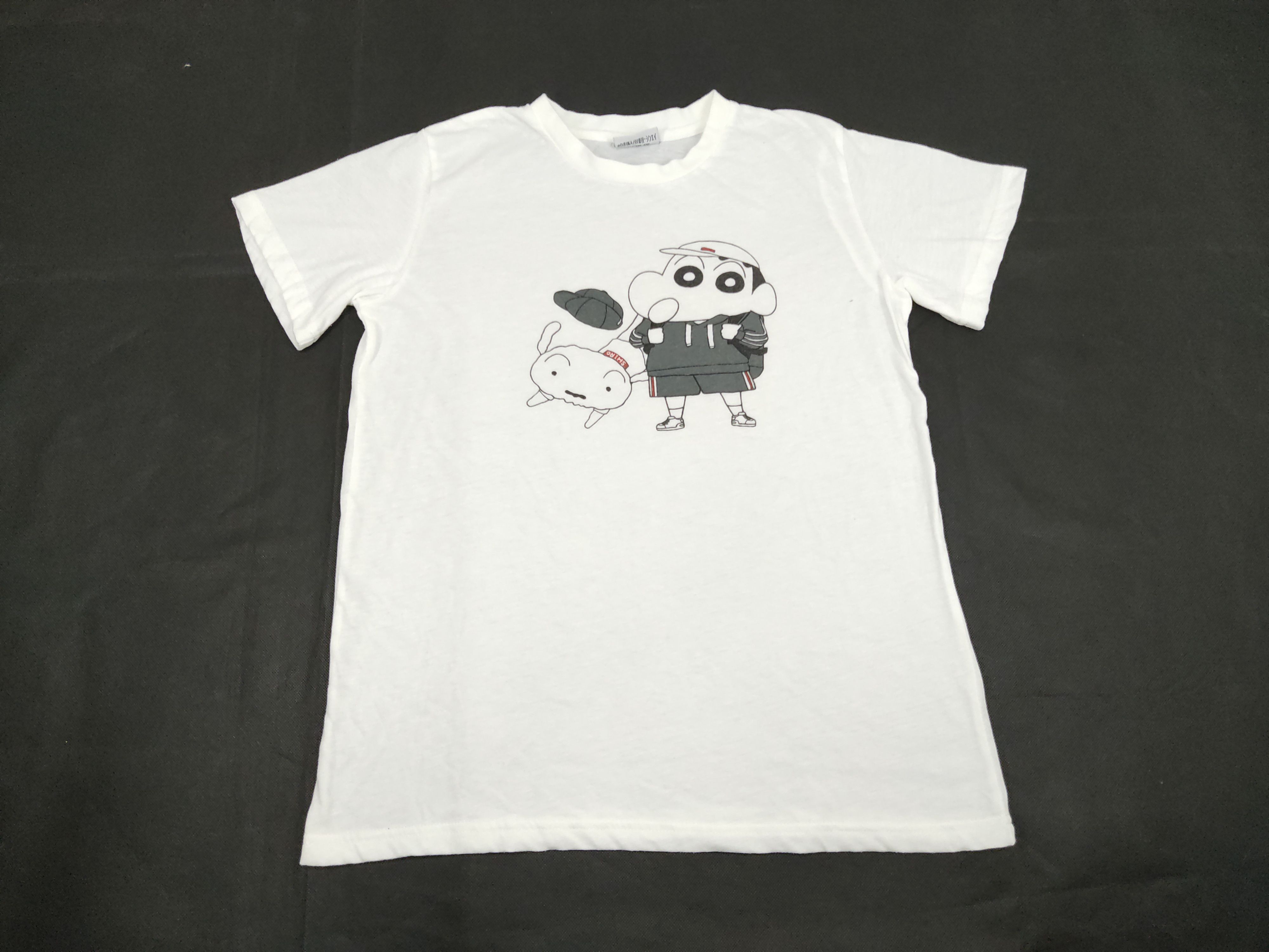 Anime Vintage Crayon Shin Chan Comic Tee Promo Funny Cartoon Size S / US 4 / IT 40 - 1 Thumbnail