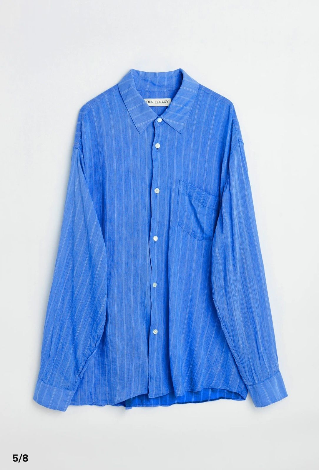 Pre-owned Our Legacy Initial Shirt Blue Stripe