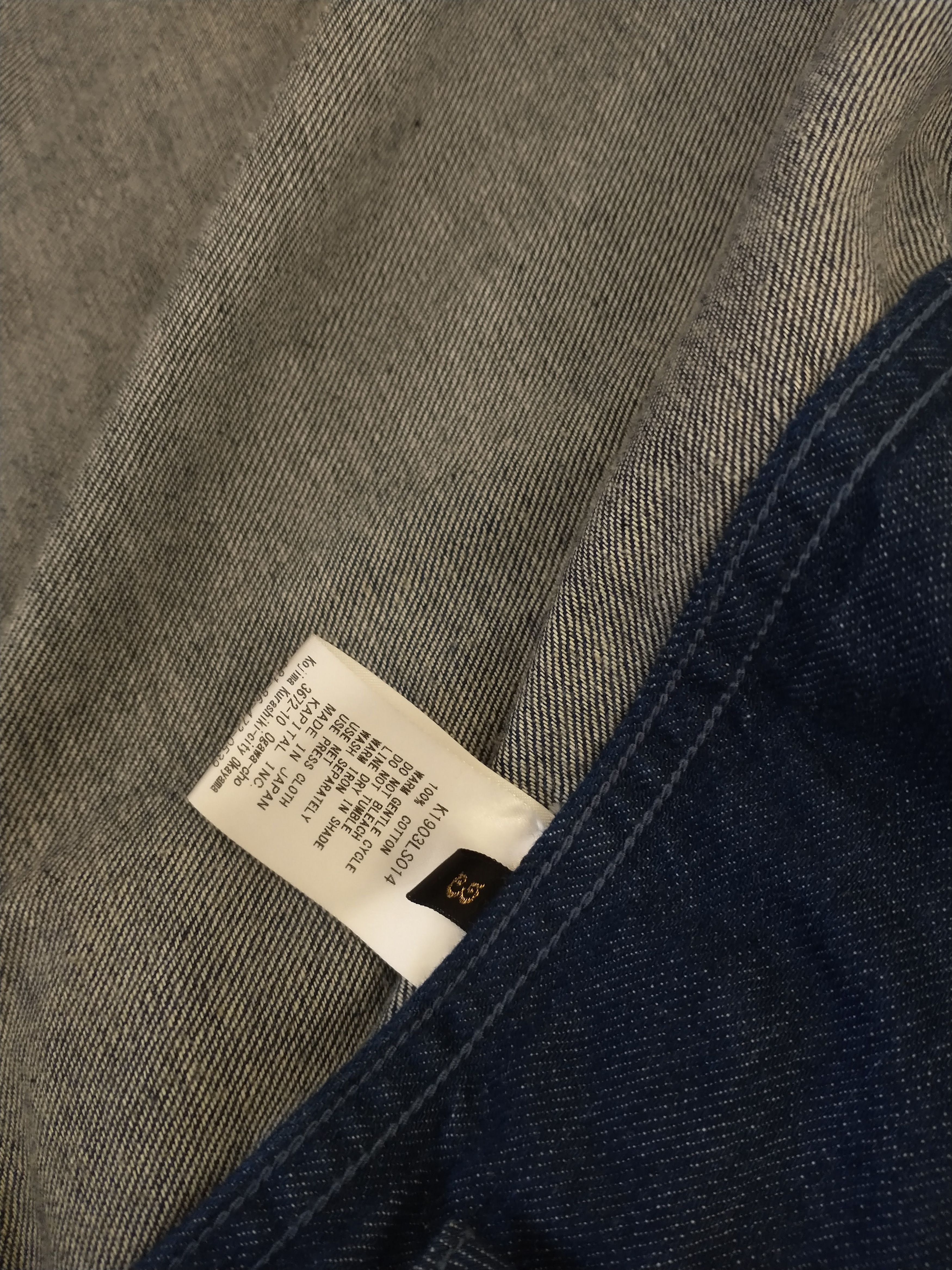 Kapital Kapital 8oz. Denim Fishing Kimono Shirt Size US L / EU 52-54 / 3 - 4 Thumbnail
