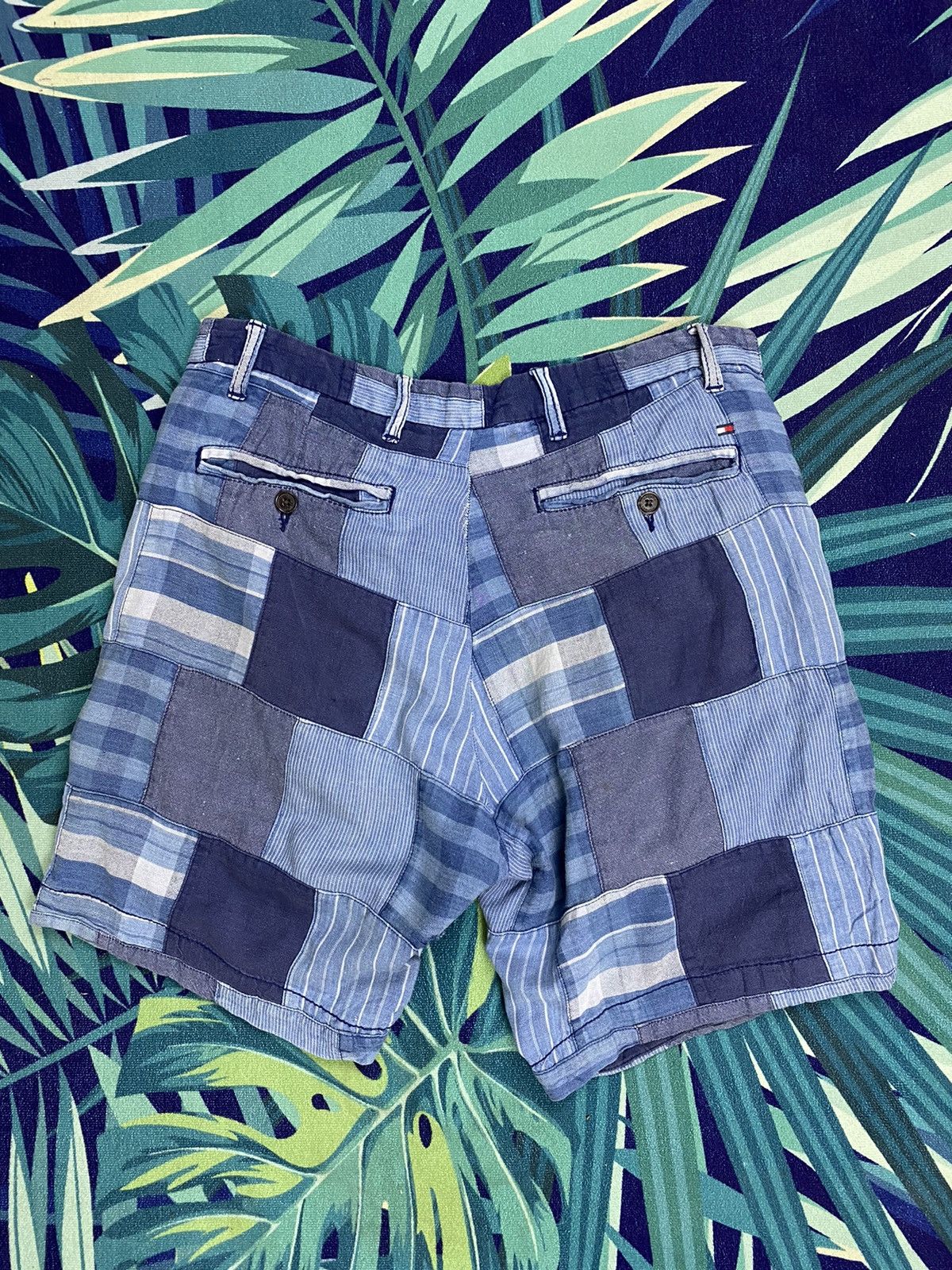 Tommy Hilfiger Patchwork design short pant by Tommy Hilfiger Size US 32 / EU 48 - 2 Thumbnail