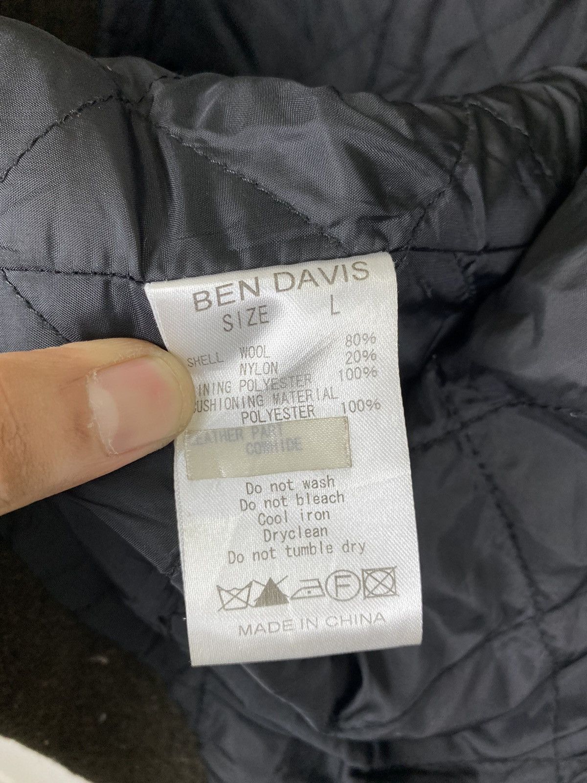 Ben Davis BEN DAVIS PEA COAT WOOL FABRIC Size US L / EU 52-54 / 3 - 12 Thumbnail