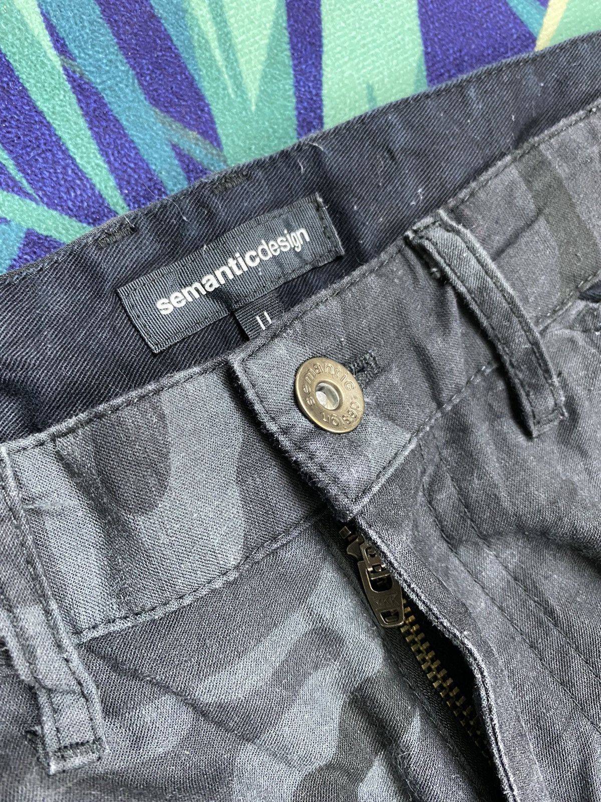 Japanese Brand Semantic design Camo cargo pant style Size US 32 / EU 48 - 6 Thumbnail